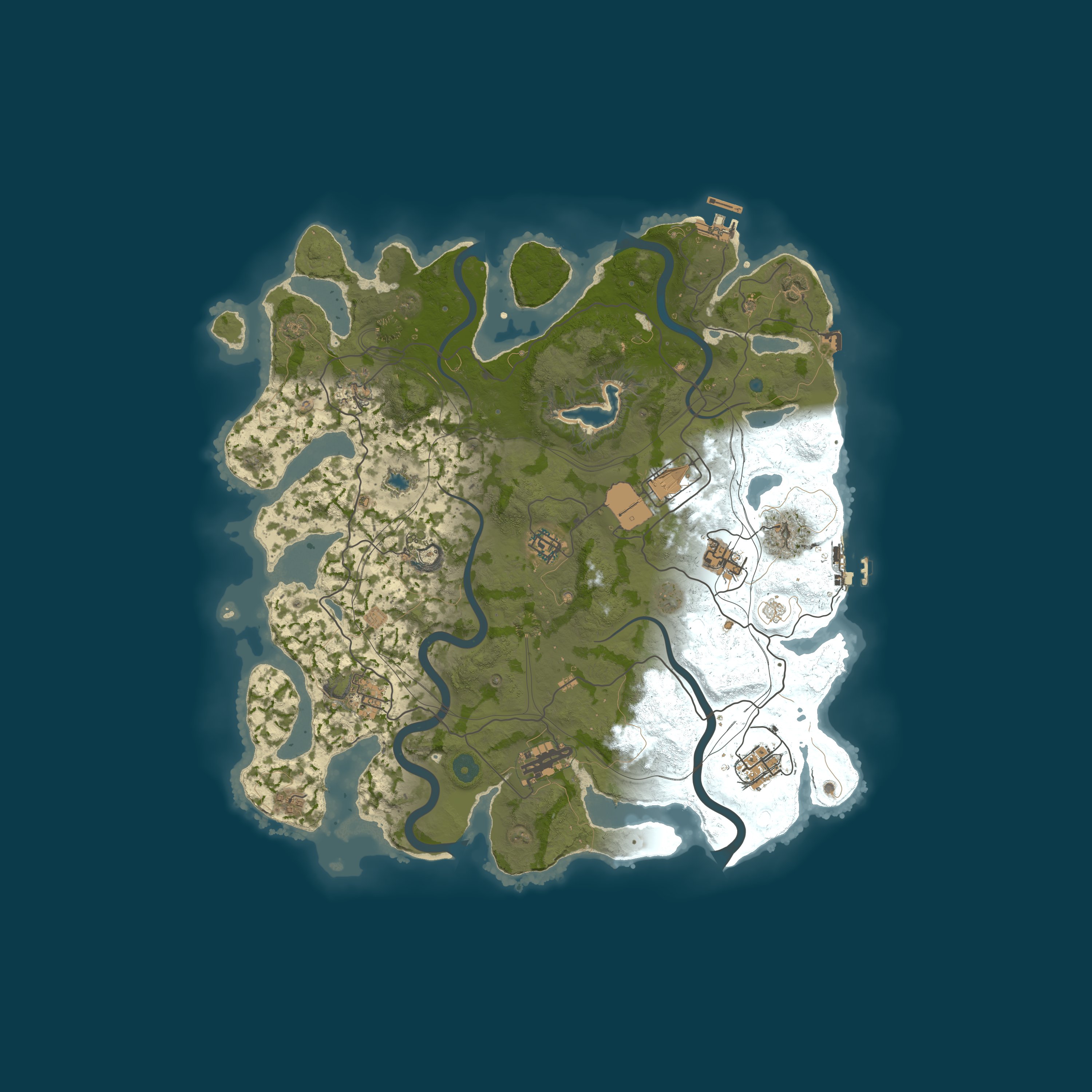 Map for [EU] RustNRelax 3x Solo | Loot+ | No BP Wipes | Wiped 04/06