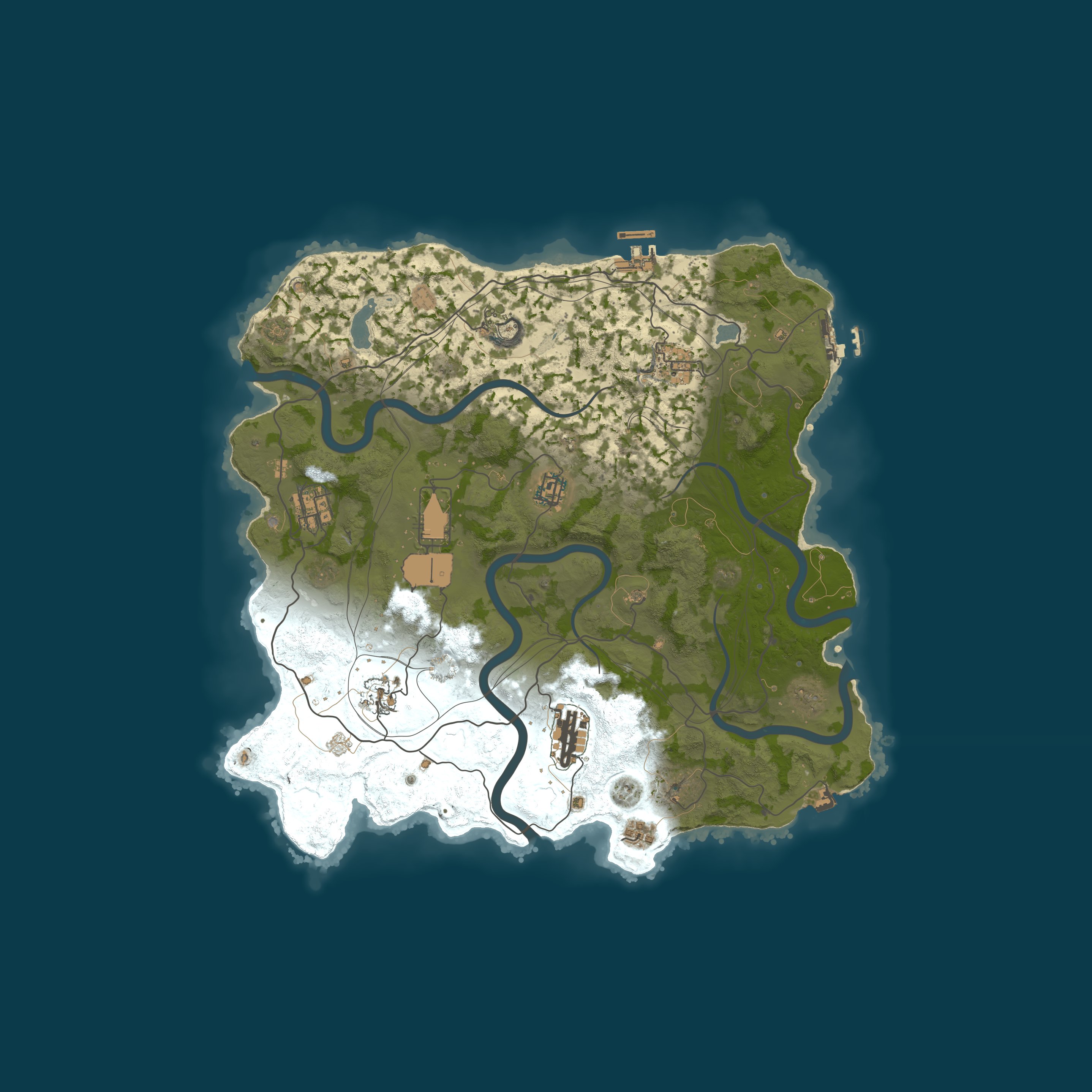 Map for US Rusty Rats 2x Monthly | Solo/Duo | 50% Upkeep