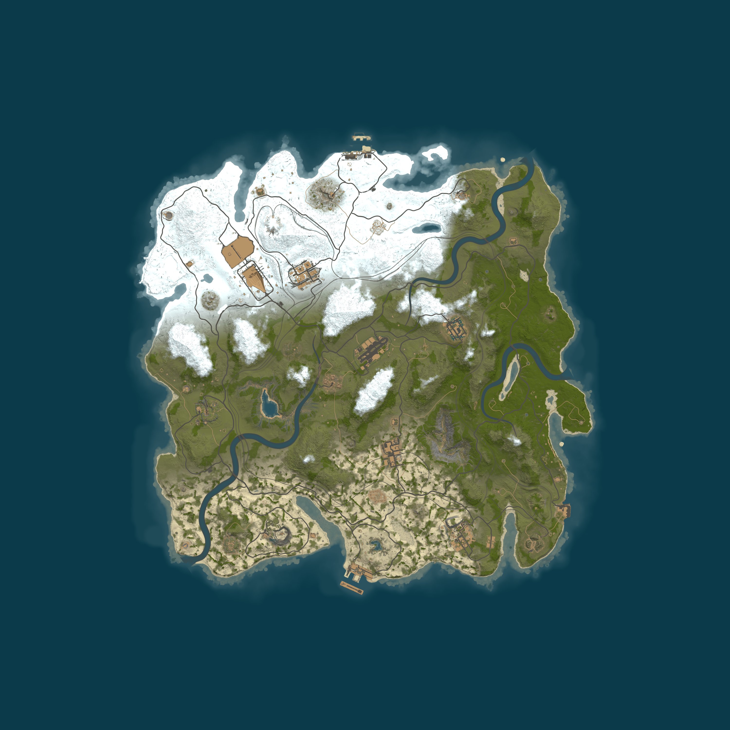 Map for РУССКИЙ | ERA RUST #3 | ДЛЯ НОВИЧКОВ - 25.04