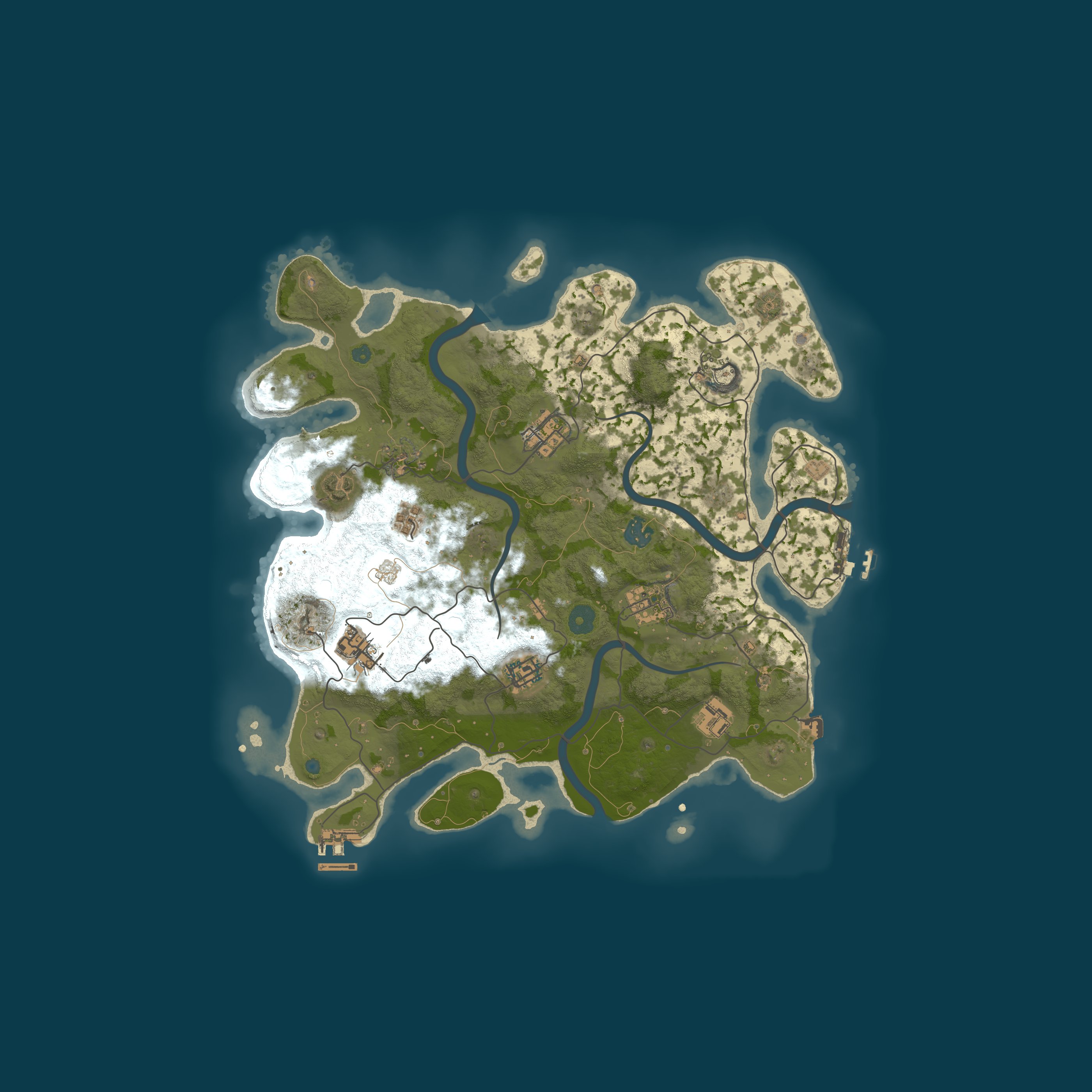 Procedural Map, size 3600, seed 478004