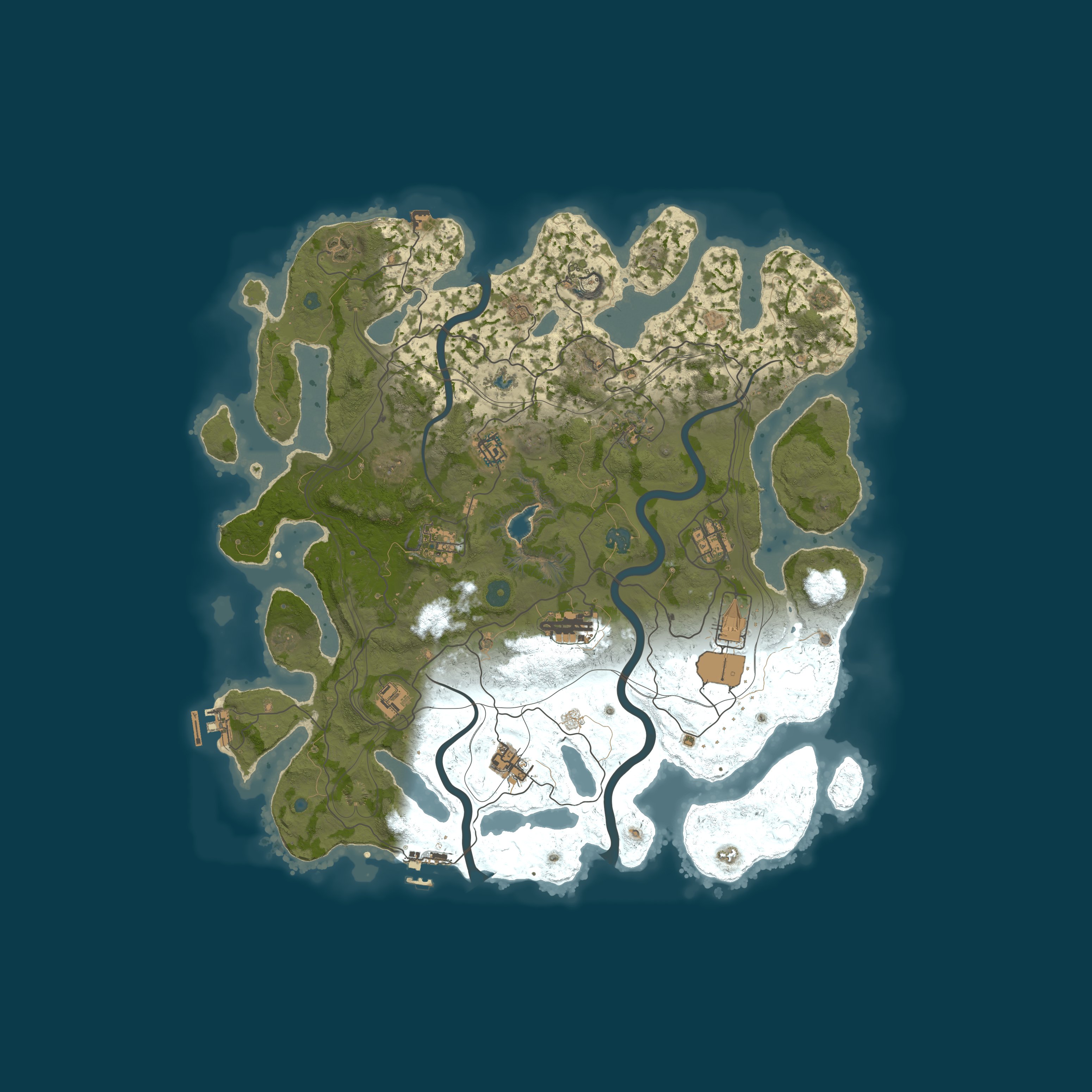 Map for РОССИЙСКИЙ x2 | GGRust #5 | Для нoвичкoв 2x