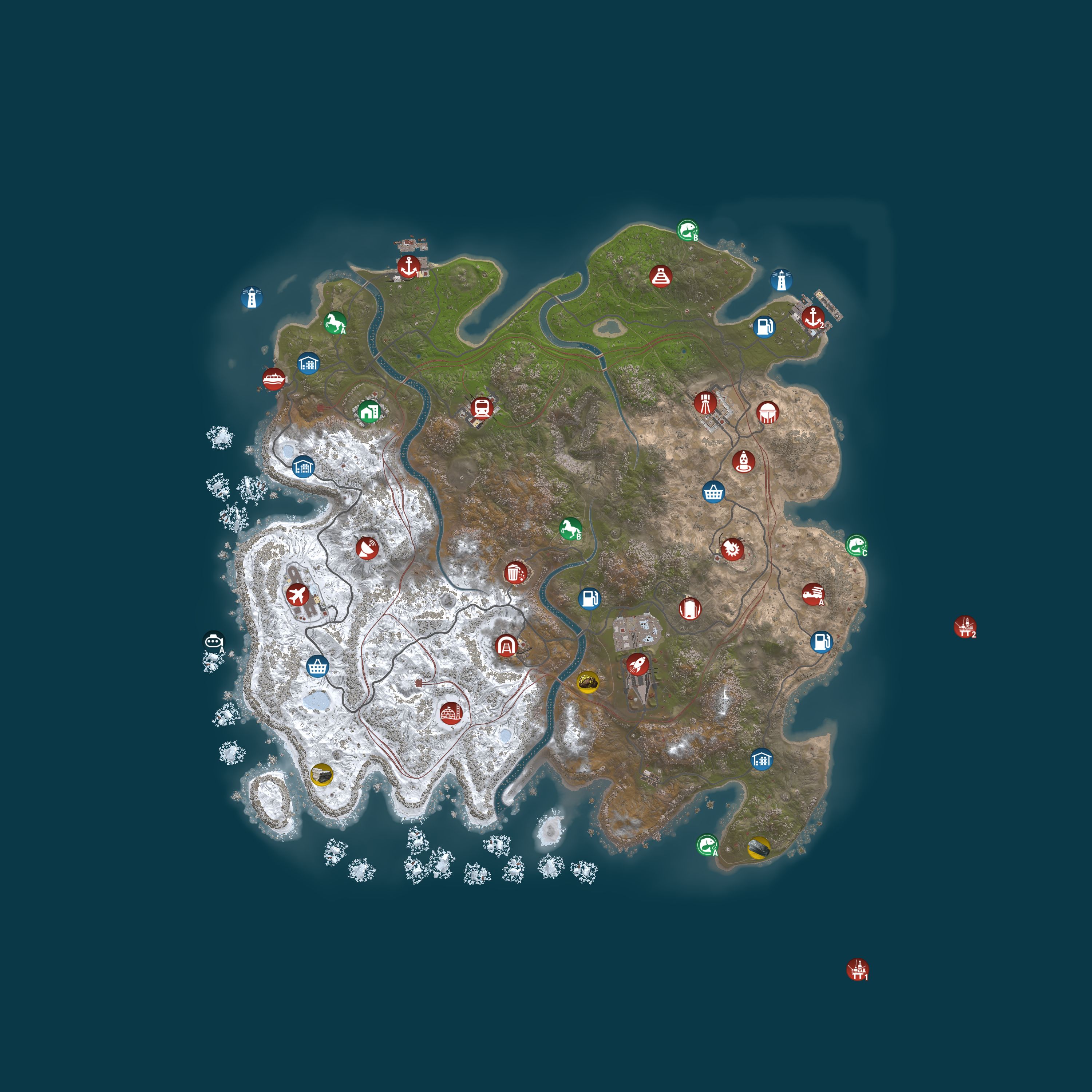 Map for Magic Rust #14 — Modded 2x (No limit) | EU East