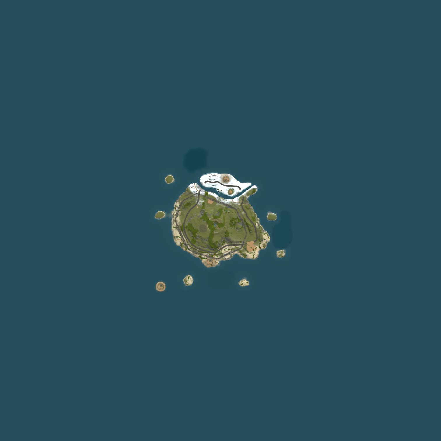 Custom Map, size 1024, seed 1642121300