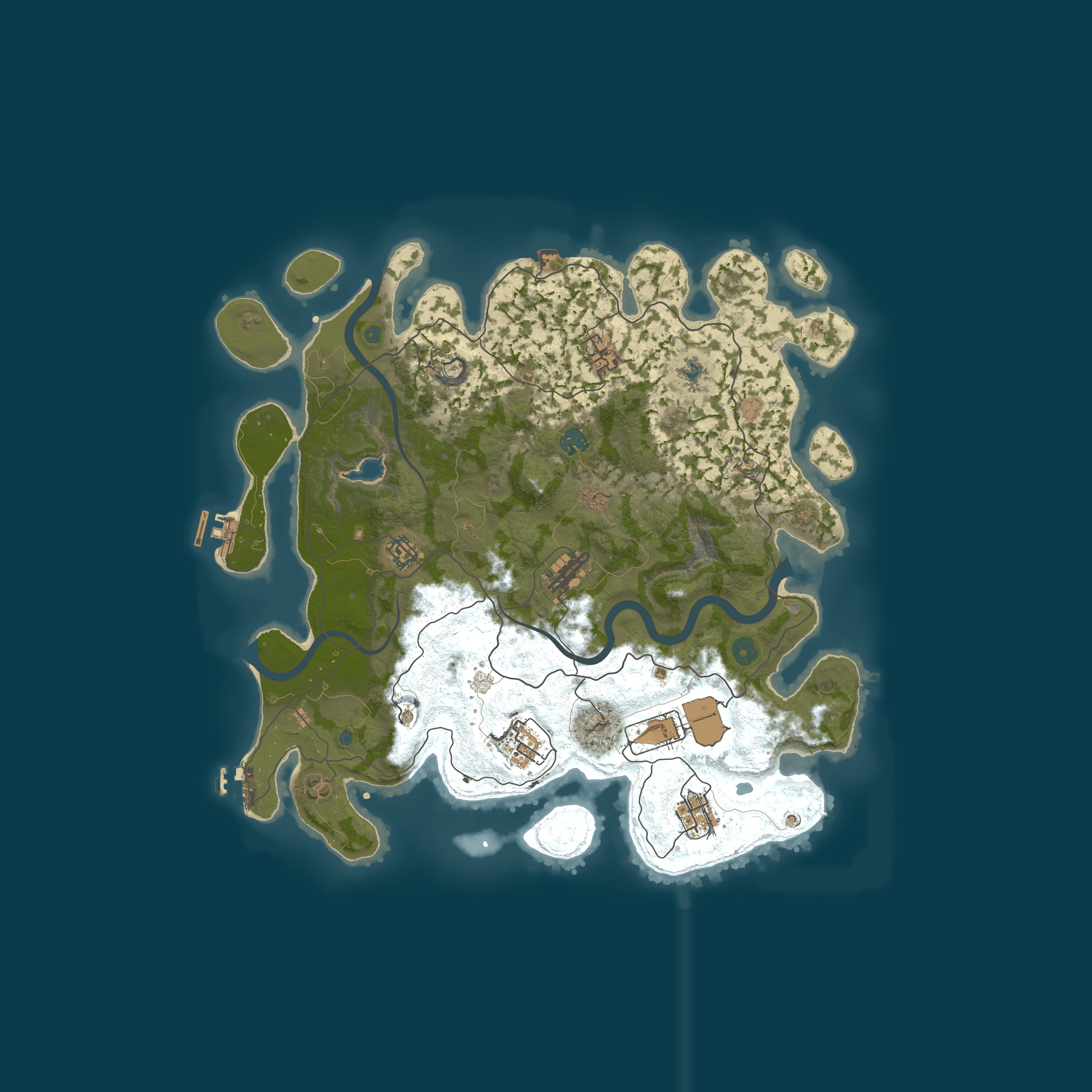 Map for DARKRUST - 2X SOLO/DUO - TRADE - ACTIVE ADMINS - Low Pop - WEEK