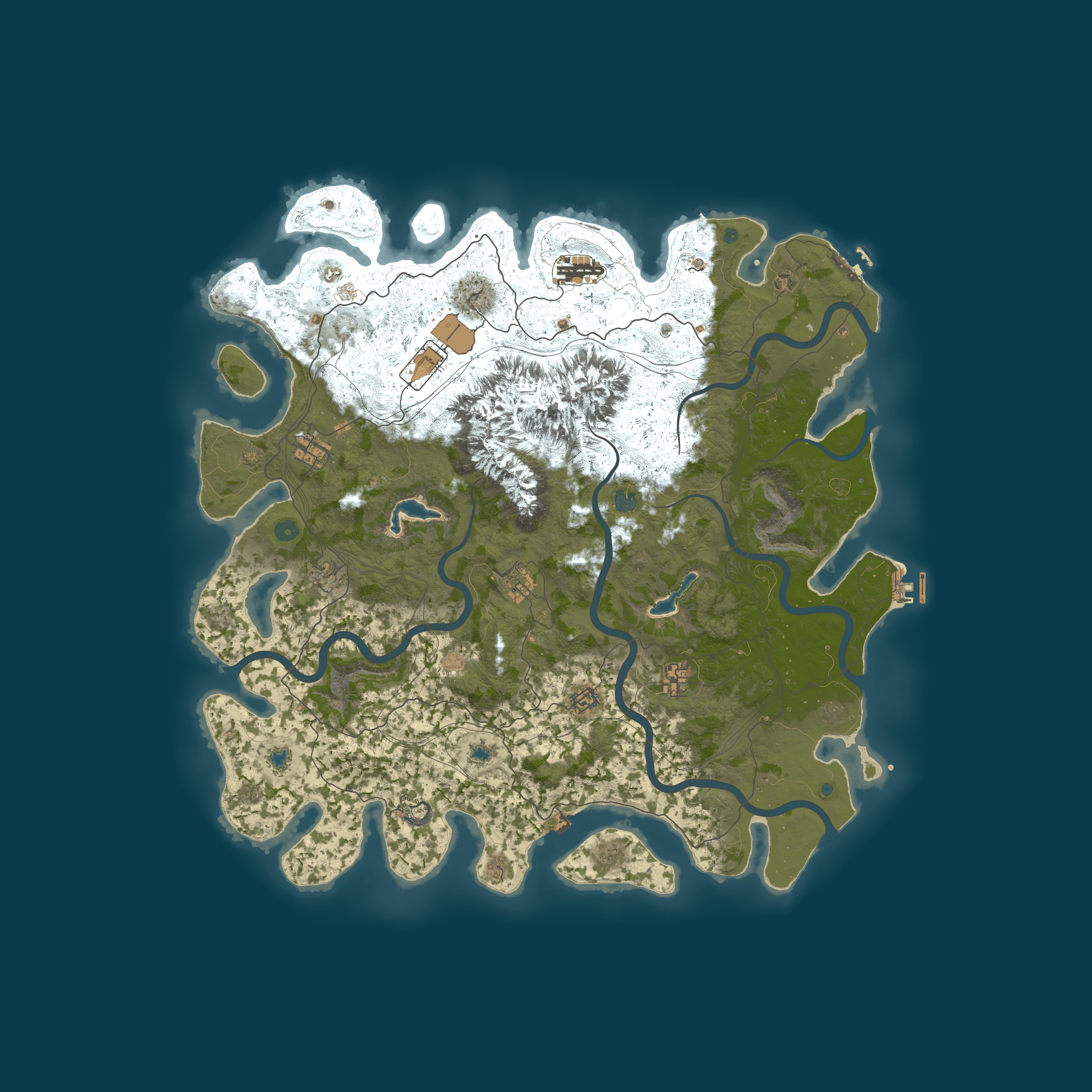 Map for Cracked Compass