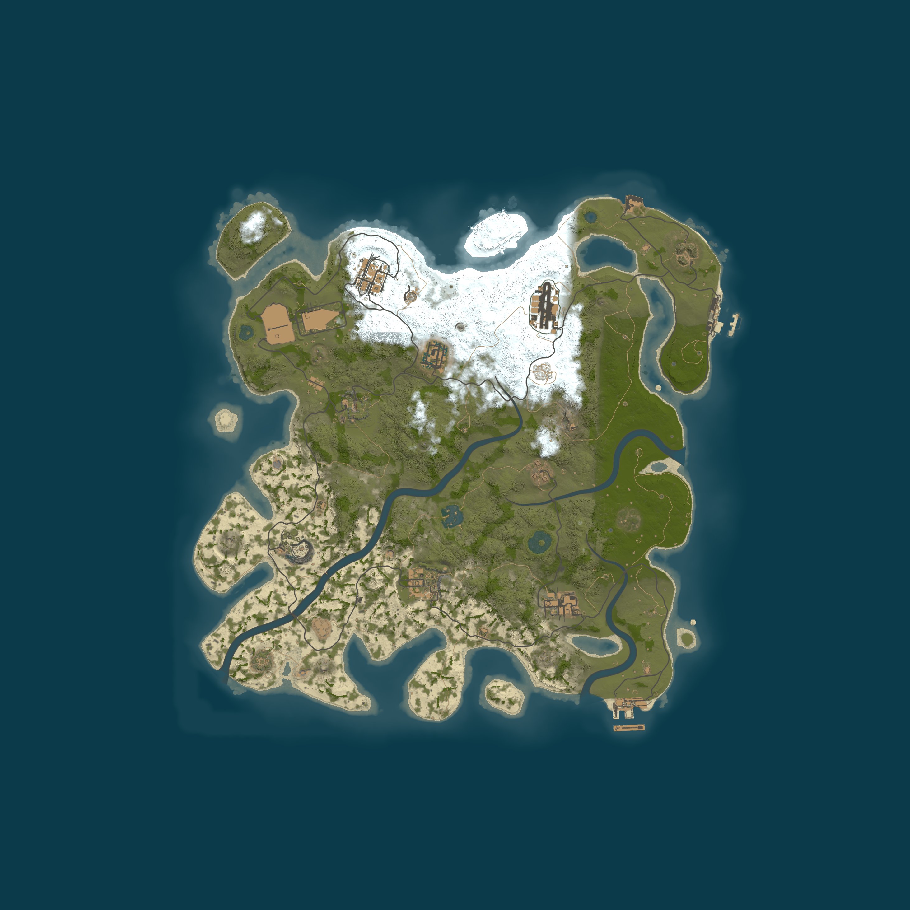 Map for №[1] D2S Overrun-Z PvE 1000 Zombies Raidable Bases Events