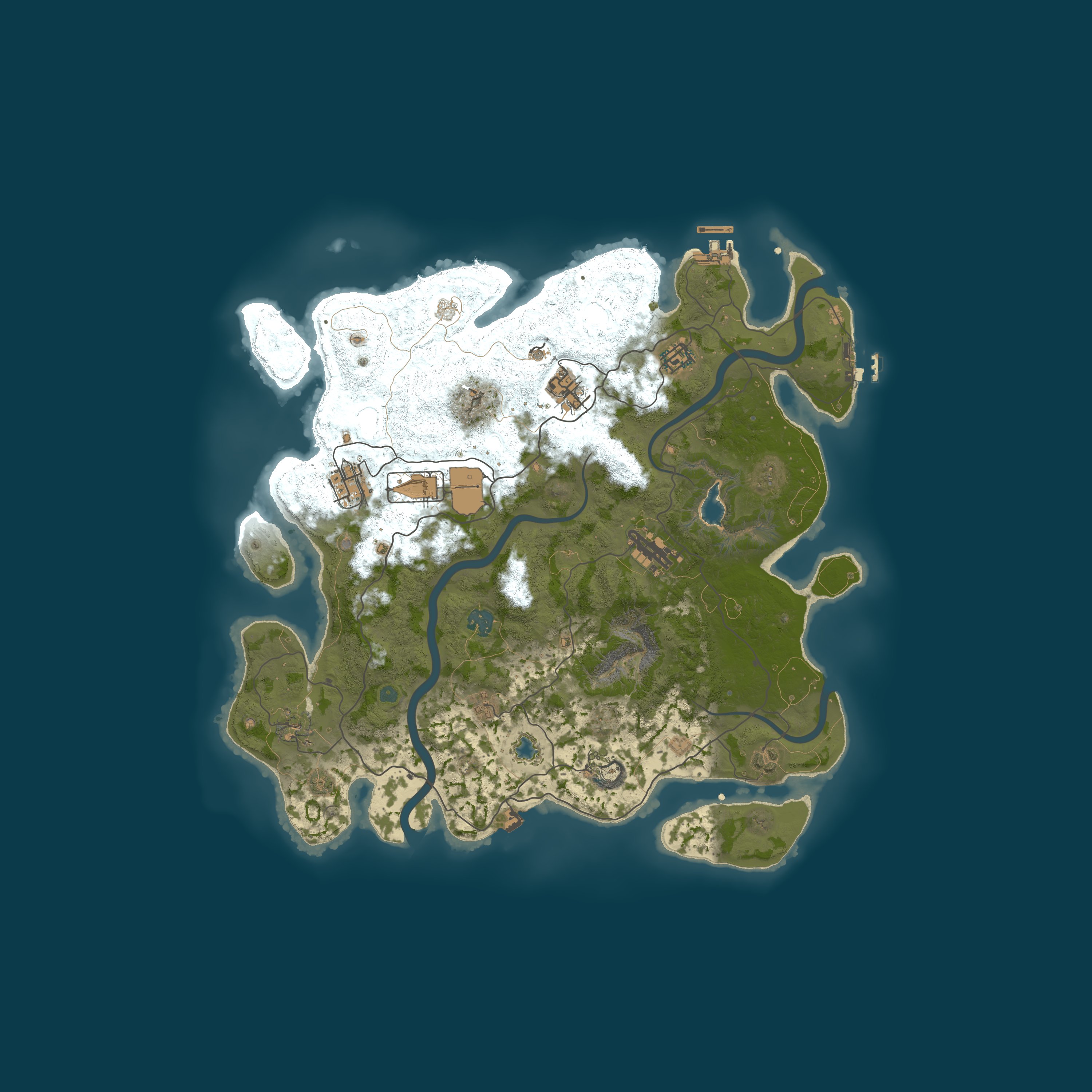 Map for ServerZ Rust Monthly ZA
