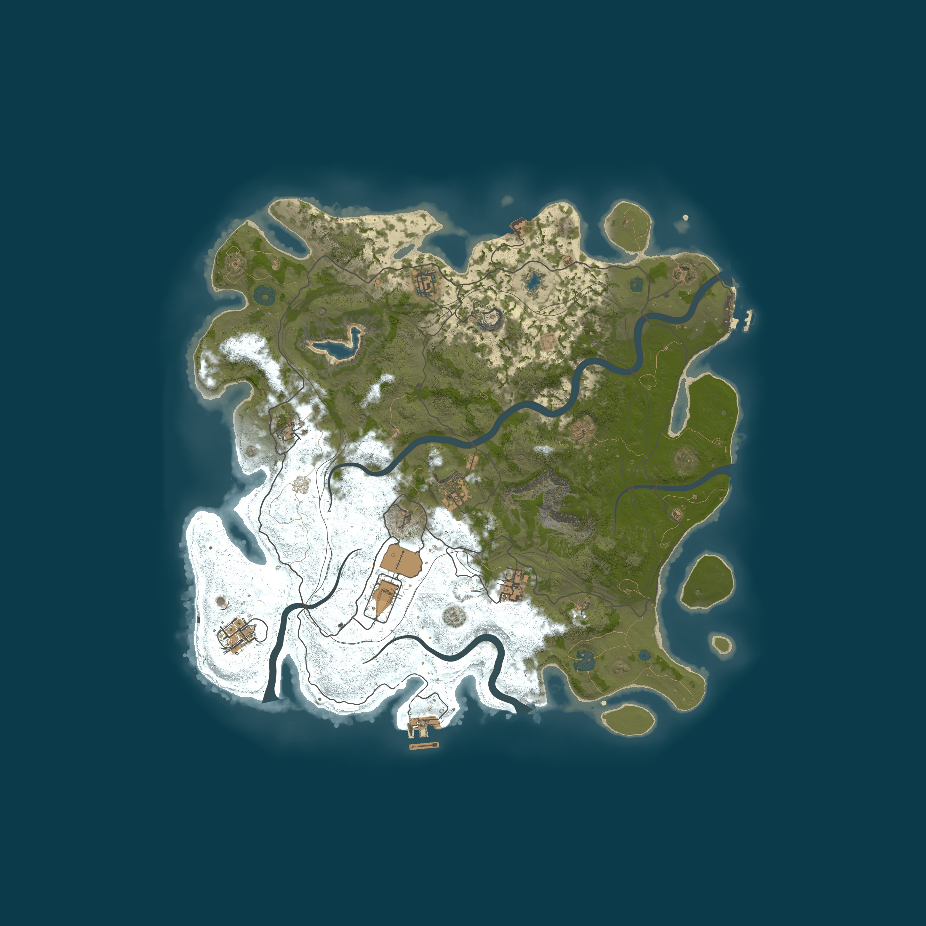 Map for РЕЛАКС #1 |Для новичков| Solo, Duo, Trio