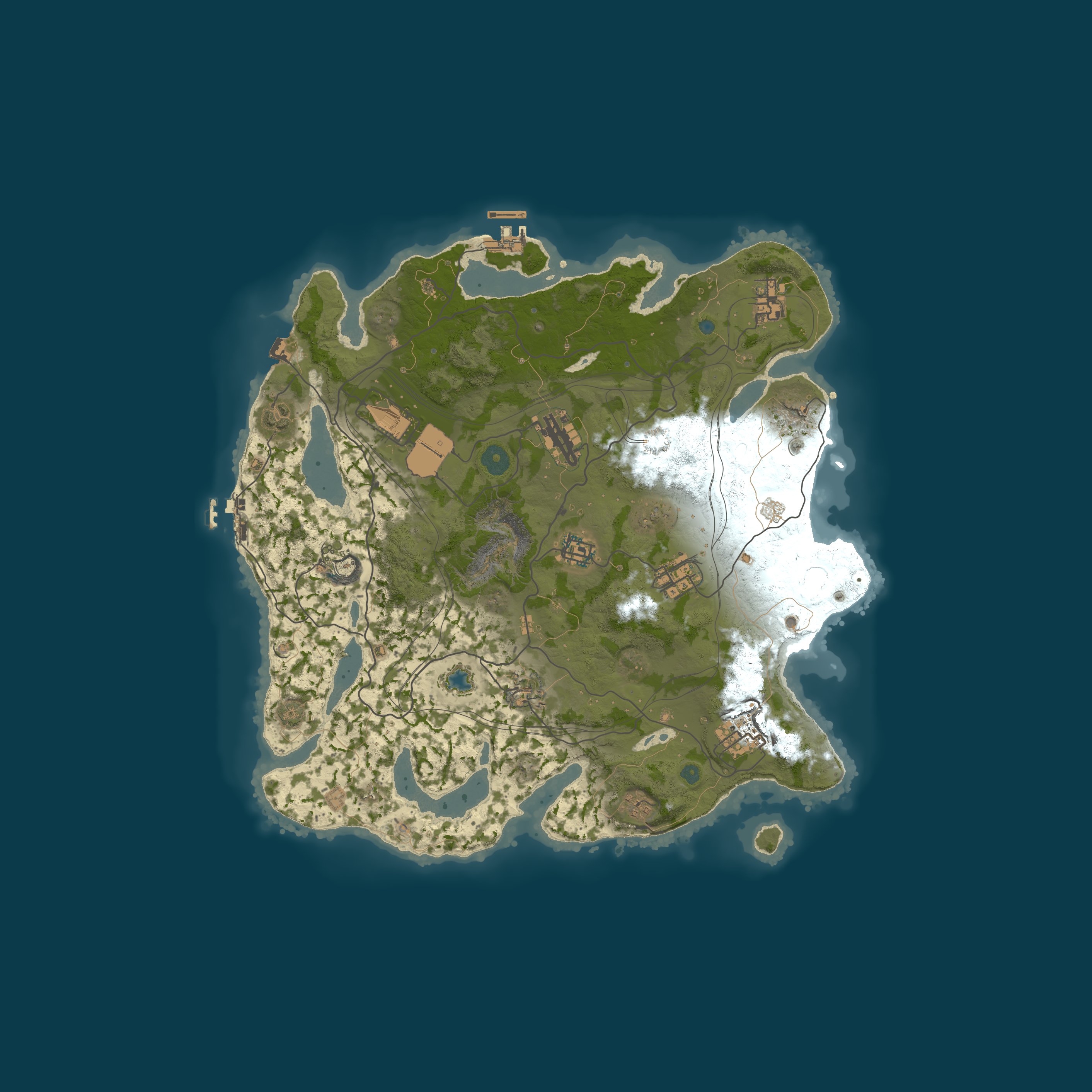 Map for SAC 10X-PVP Kits Free-SusRust X10