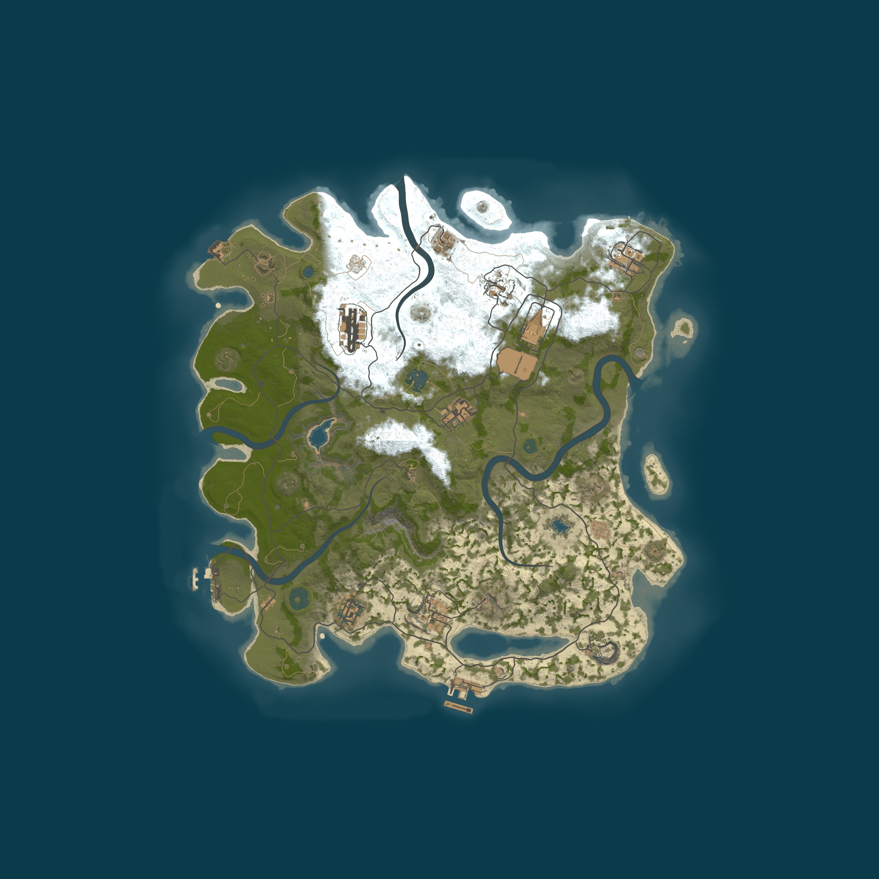 Map for EchoRust.co 3x Monthly |Solo/Duo/Trio/Quad | Full Wiped