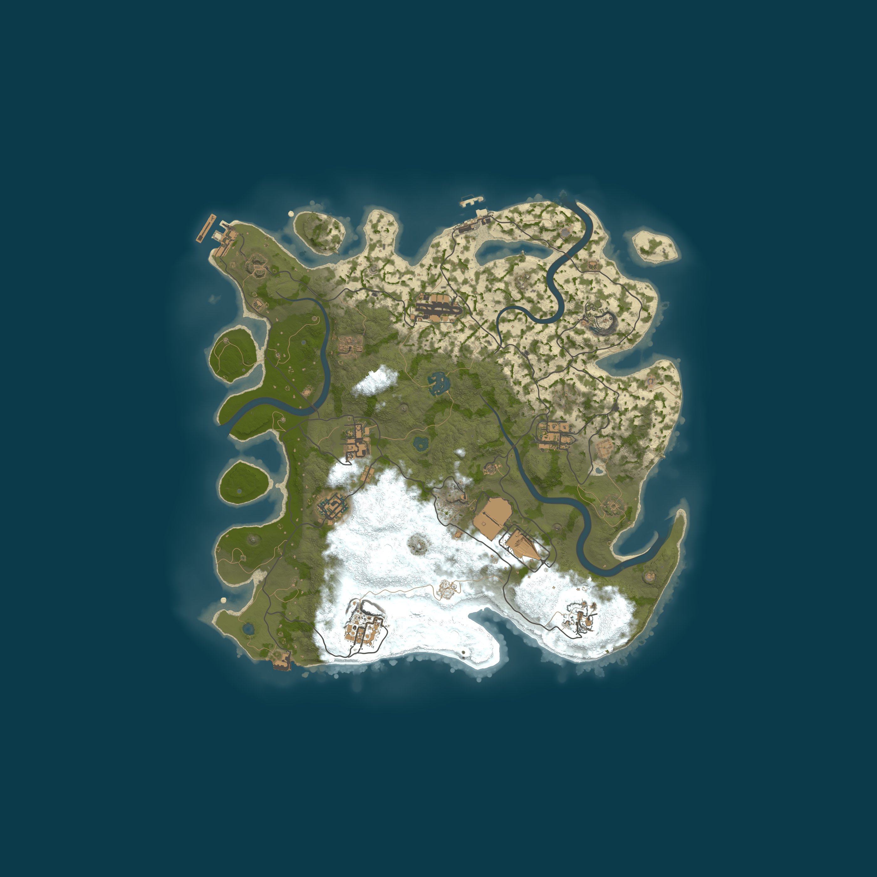 Map for Gatvol NO KOS ZA | Solo | Duo | Trio