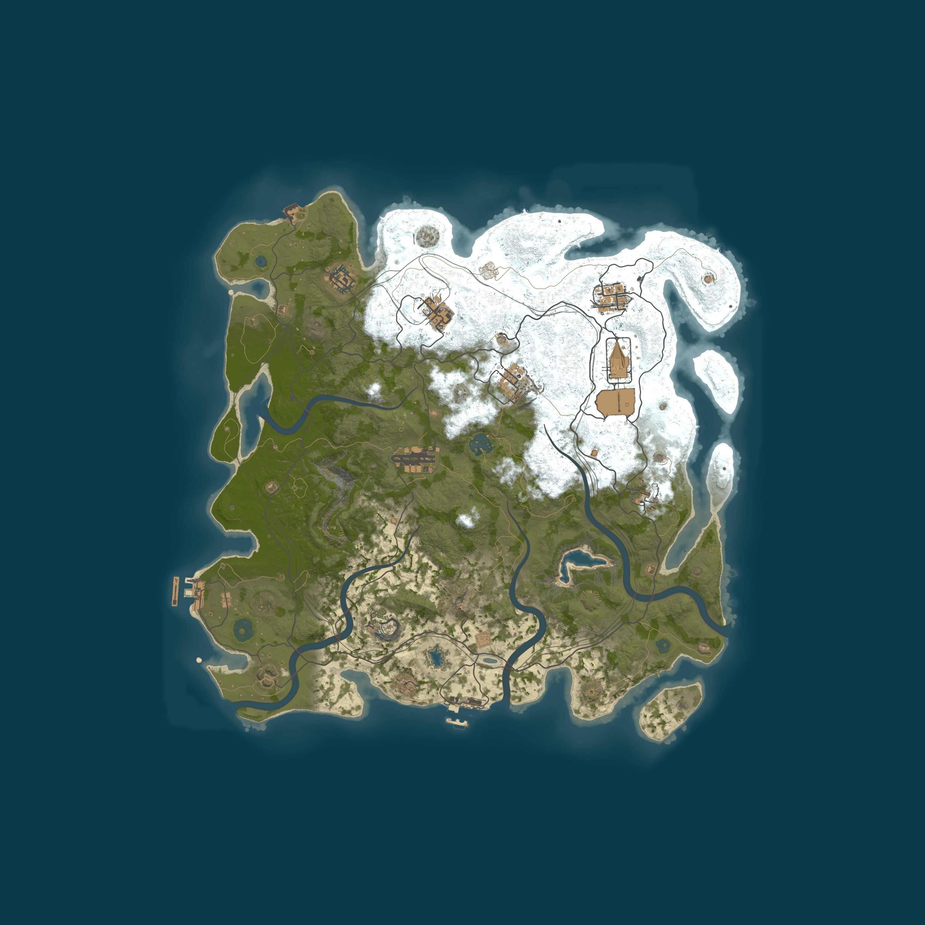 Map for BRANCH RUST X2 PVP [TRIO | RaidBase | FREE ViP] 08.05