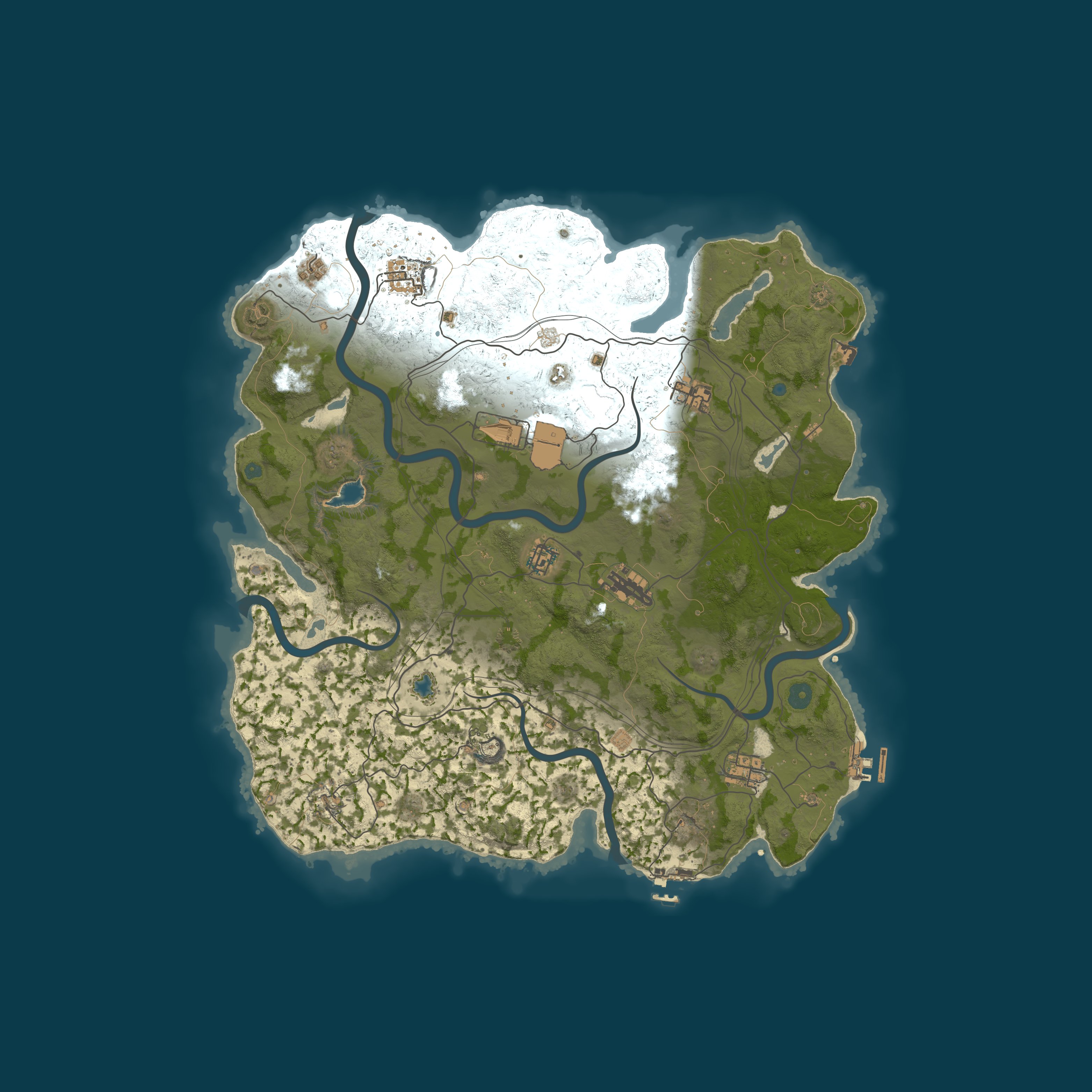Map for WEREWOLF GAMING.CO 5x Solo/Duo LARGE |Loot X5|TP|Homes|Kits