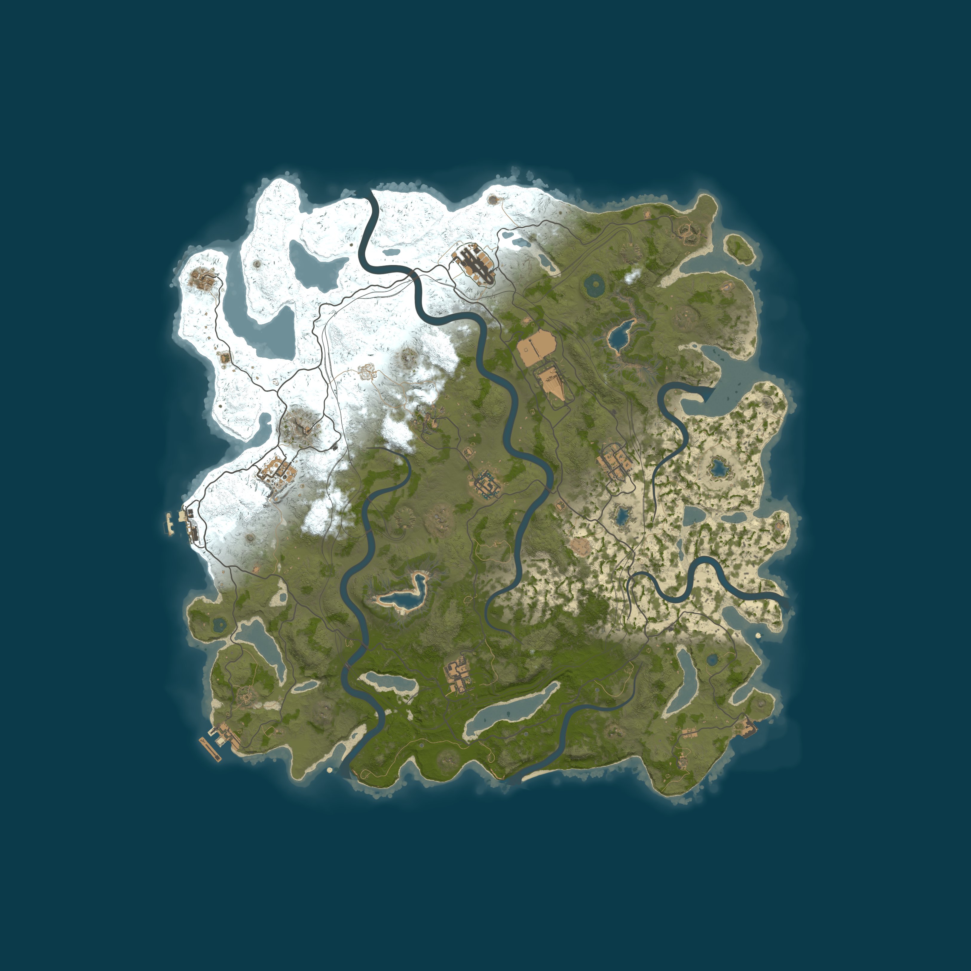 Map for ROCKETBOT 10X US | NO BPS | KITS | BOUNTY | 24 TEAM UI