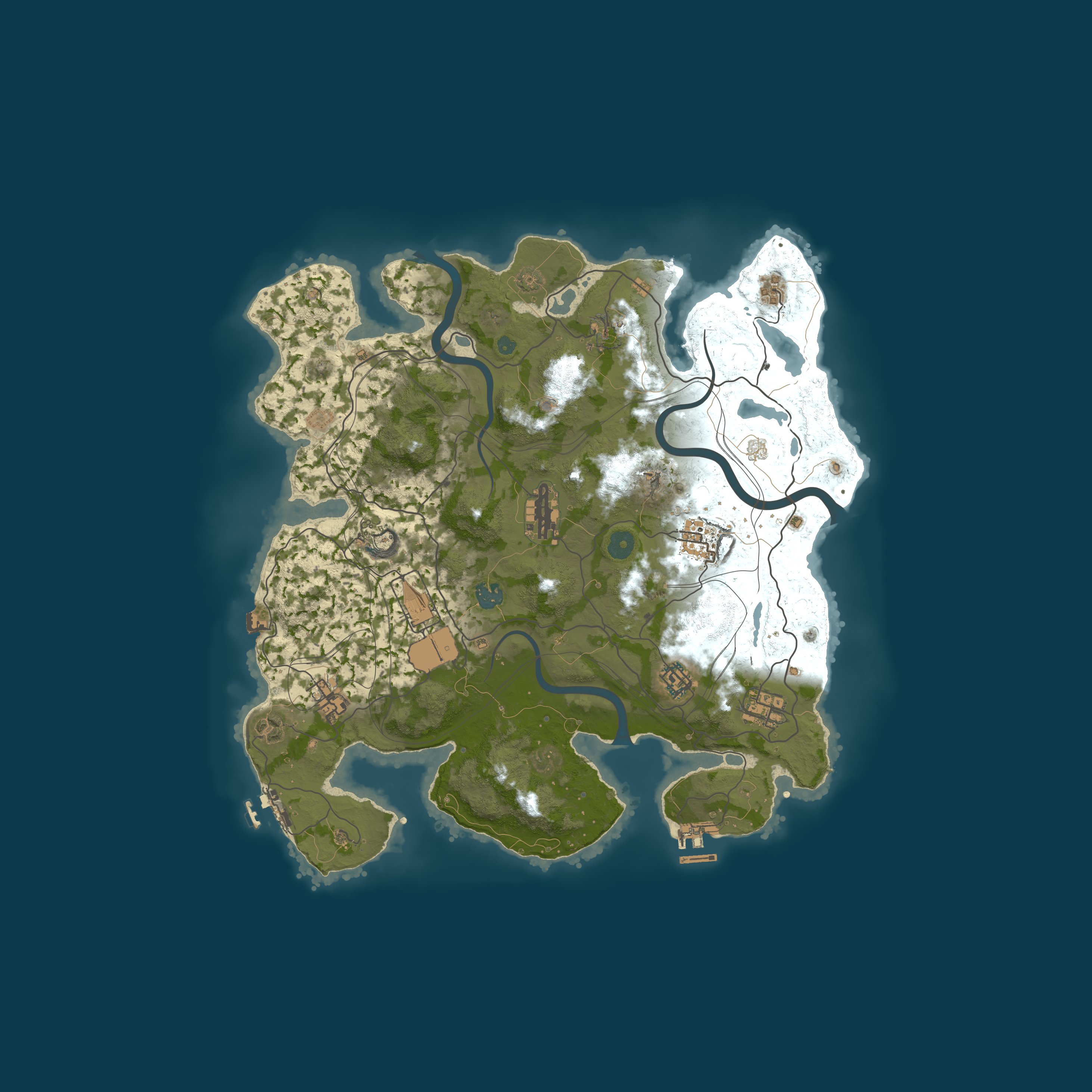 Map for RUST ACADEMY #2 - Modded / СУДНЫЙ ДЕНЬ