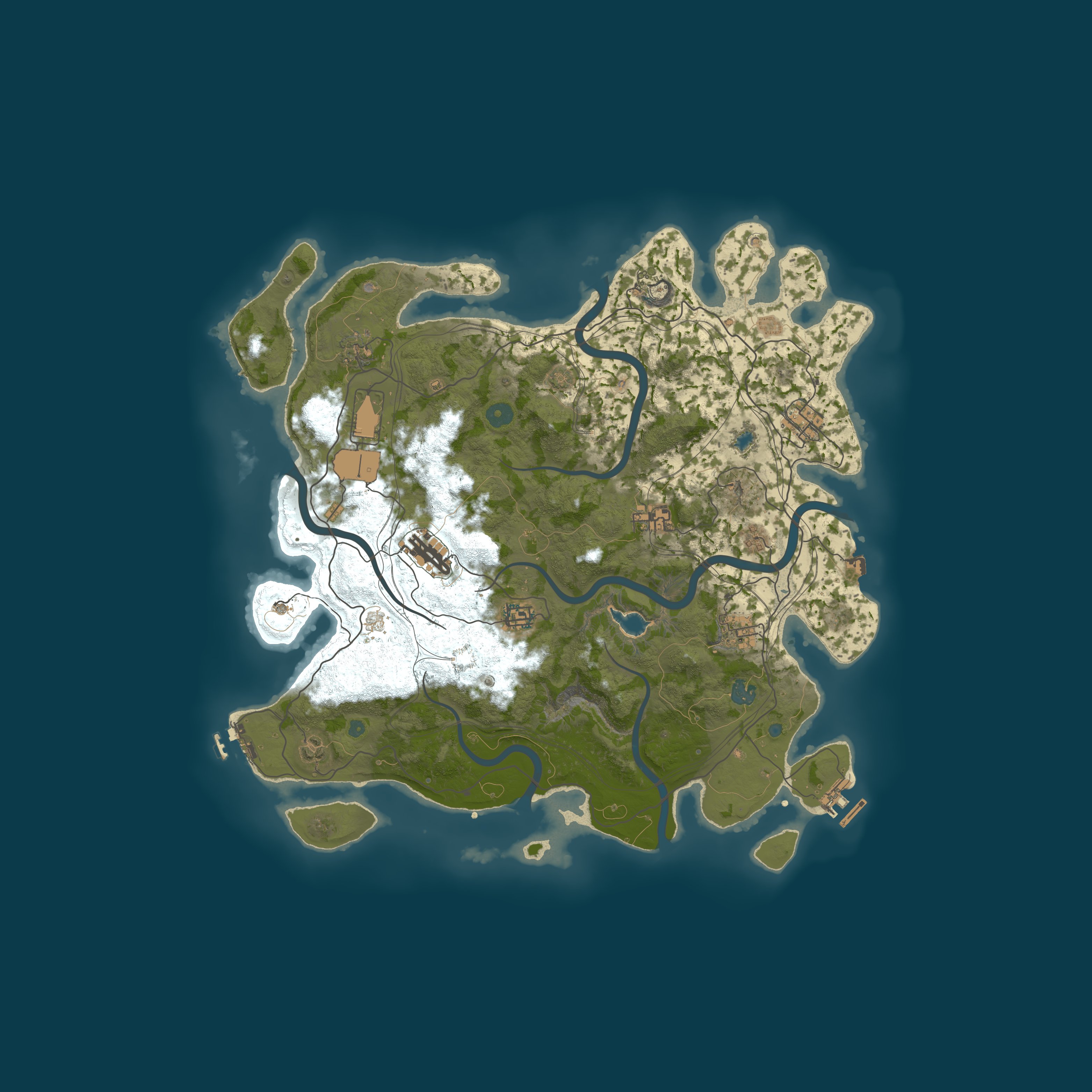 Map for ZOMBIE WORLD | Raids | Skills | PVE