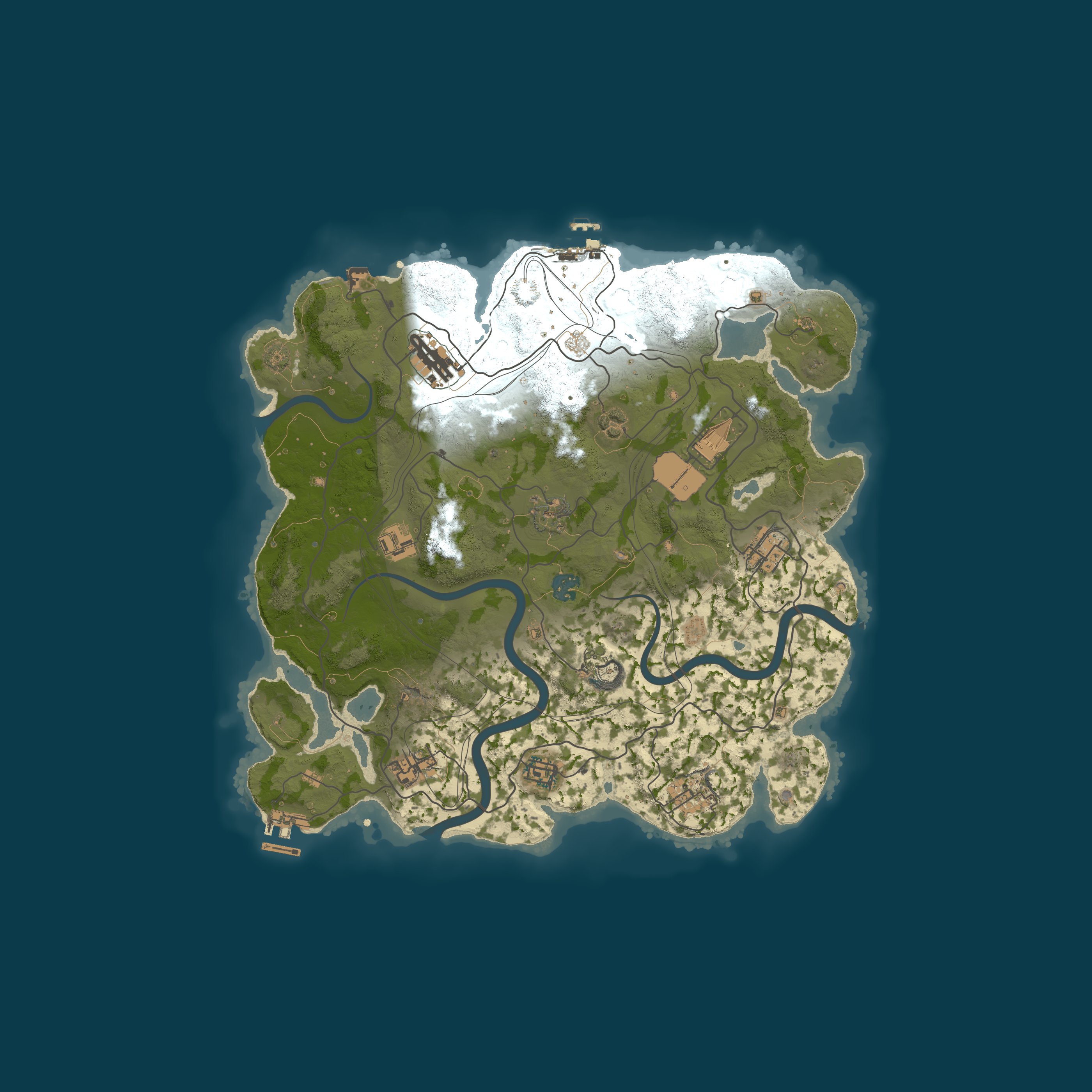 Rust map 3600/1337