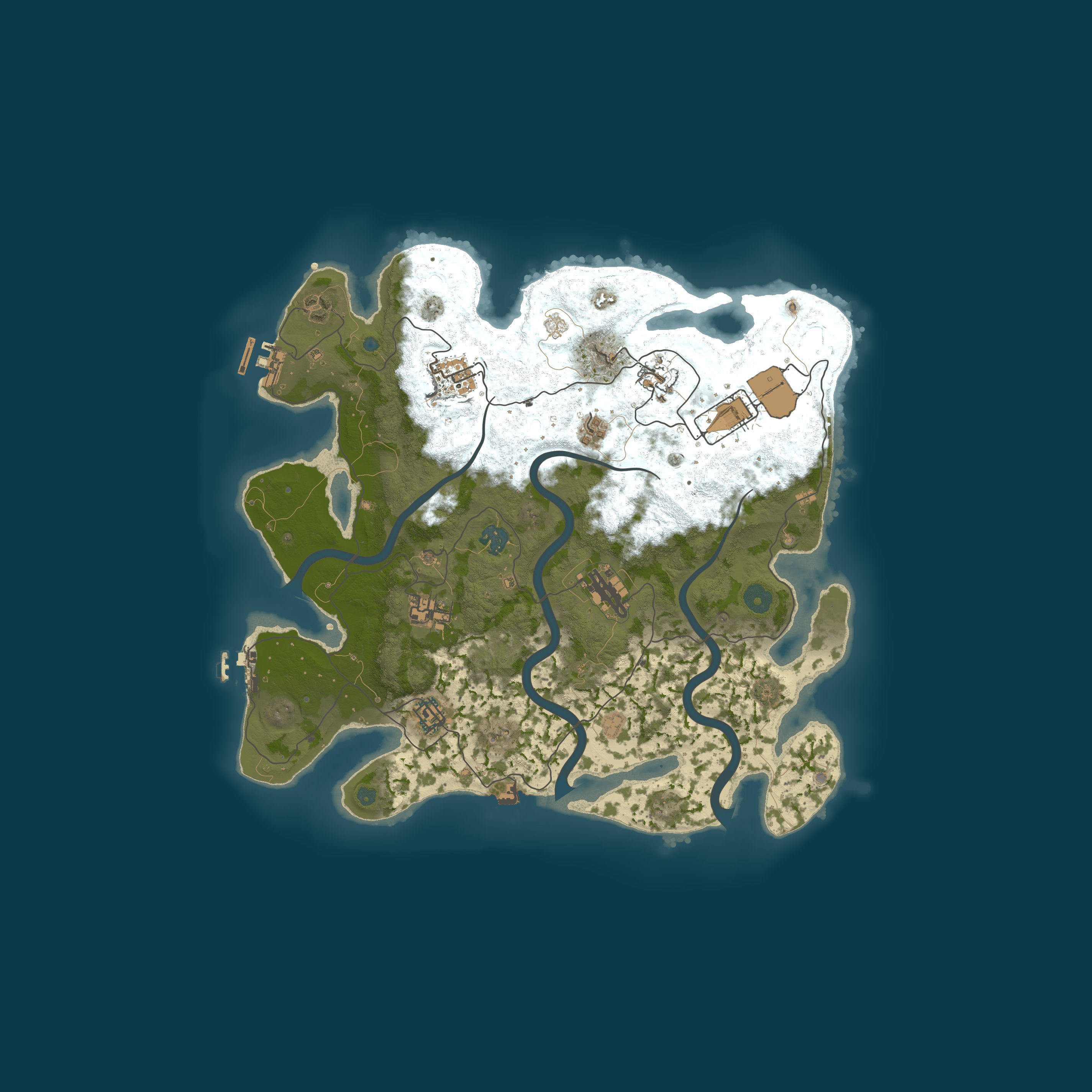 Map for MOJI RUST x500|MAX8|SKINS|LOOT++|KITS 13.05