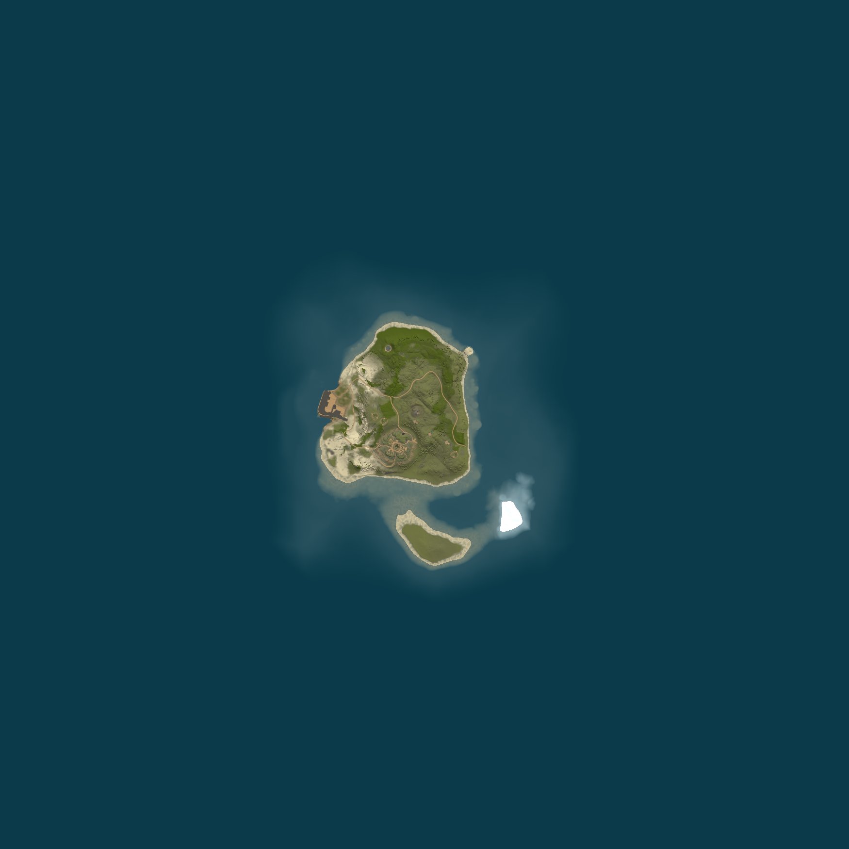 Map for A Shockbyte Rust Server