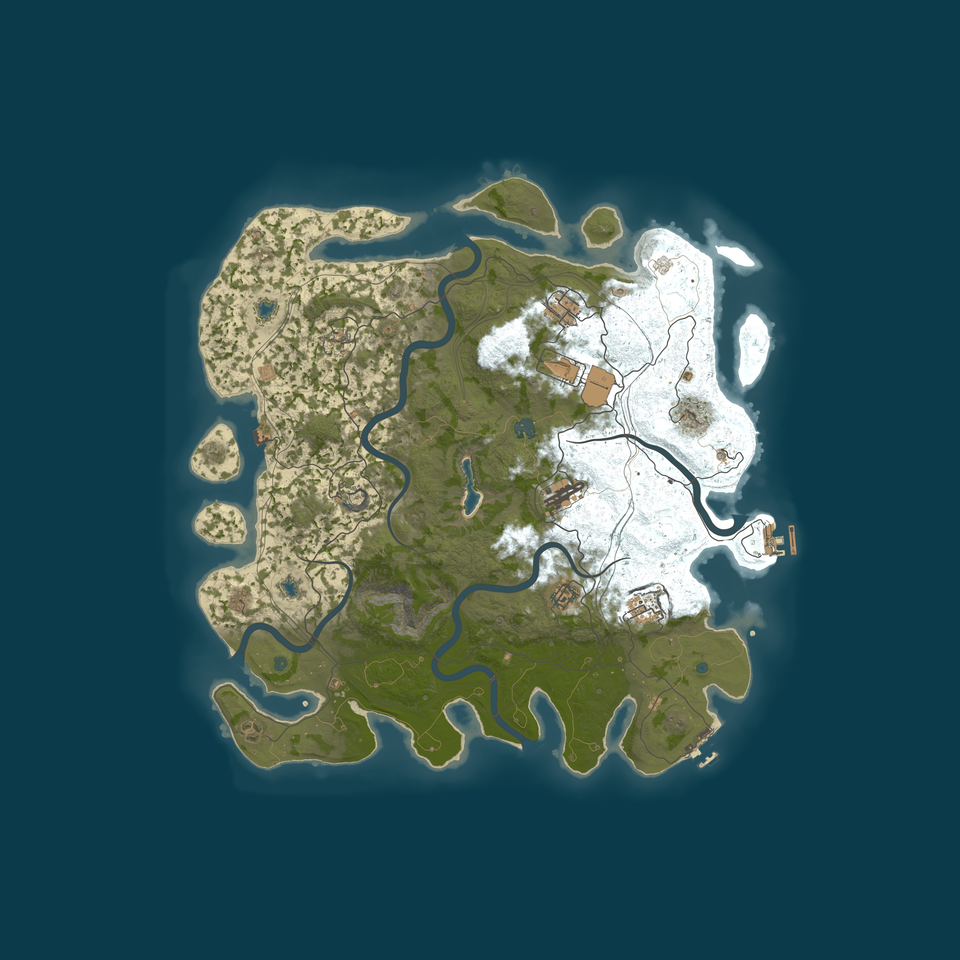 Map for UNBOWED RUST X5|MAX 4|TP|KITS|ДЛЯ НОВИЧКОВ