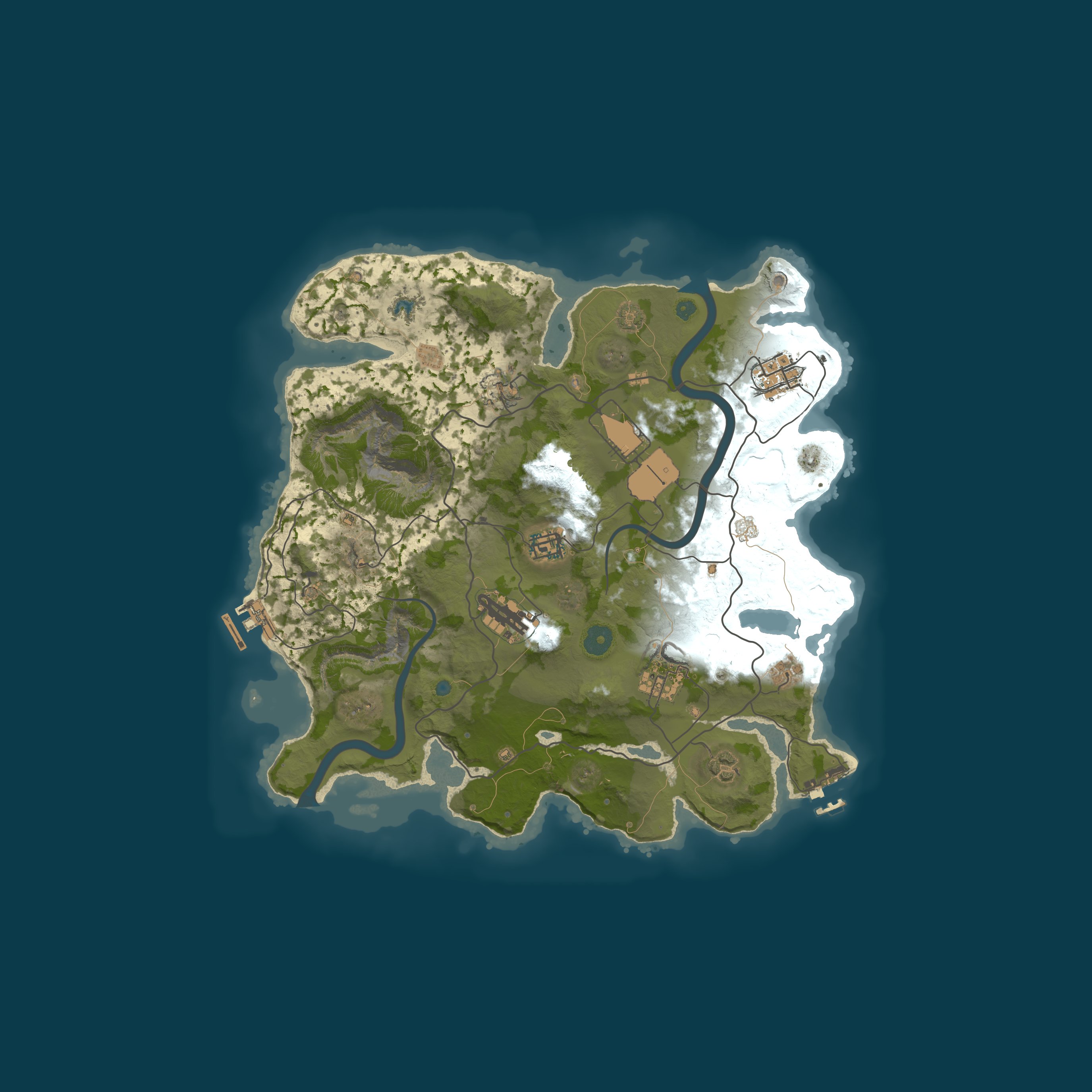 Map for [EU] Rustify 3x Solo/Duo | Loot+ | No BP Wipes