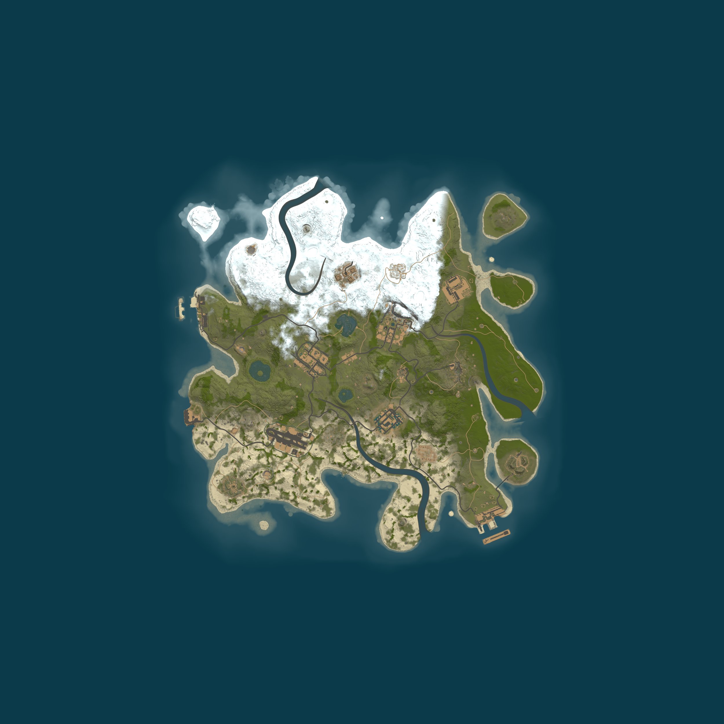 Procedural Map, size 3000, seed 20260820