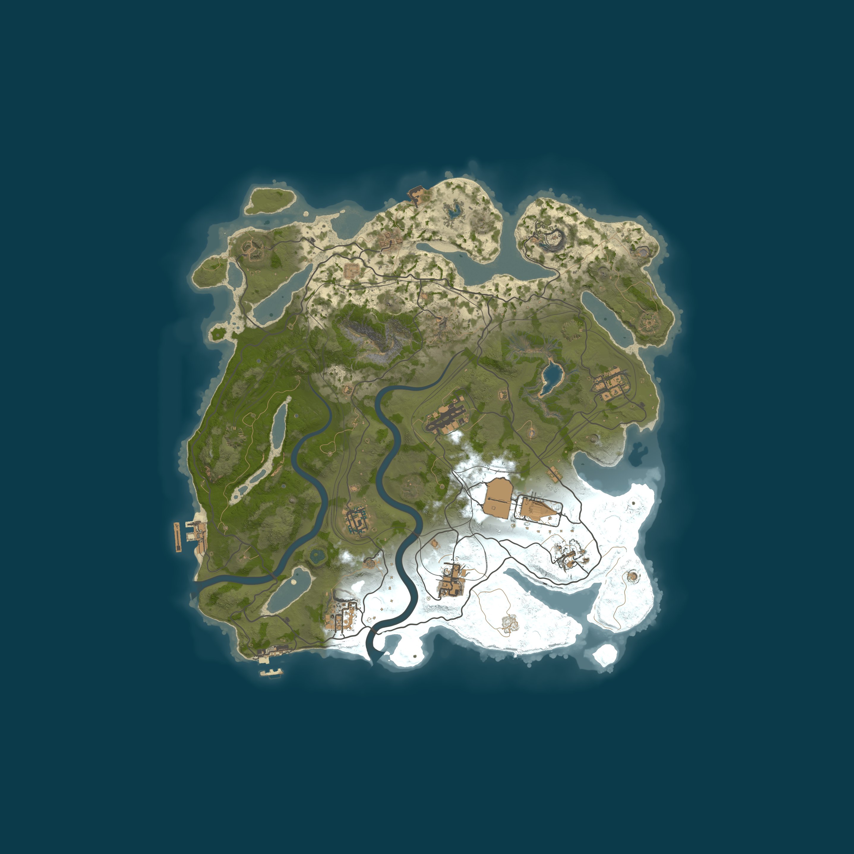 Map for Rustafied.com - EU Solo