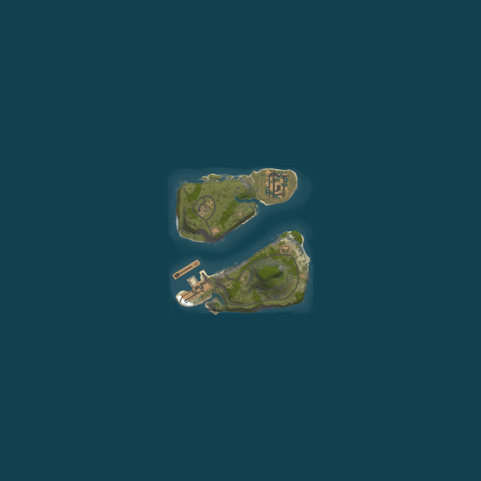 Map for [RC] Chaos 5x | Solo/Duo | NPC Raids | Events | Kits | Loot+ | 