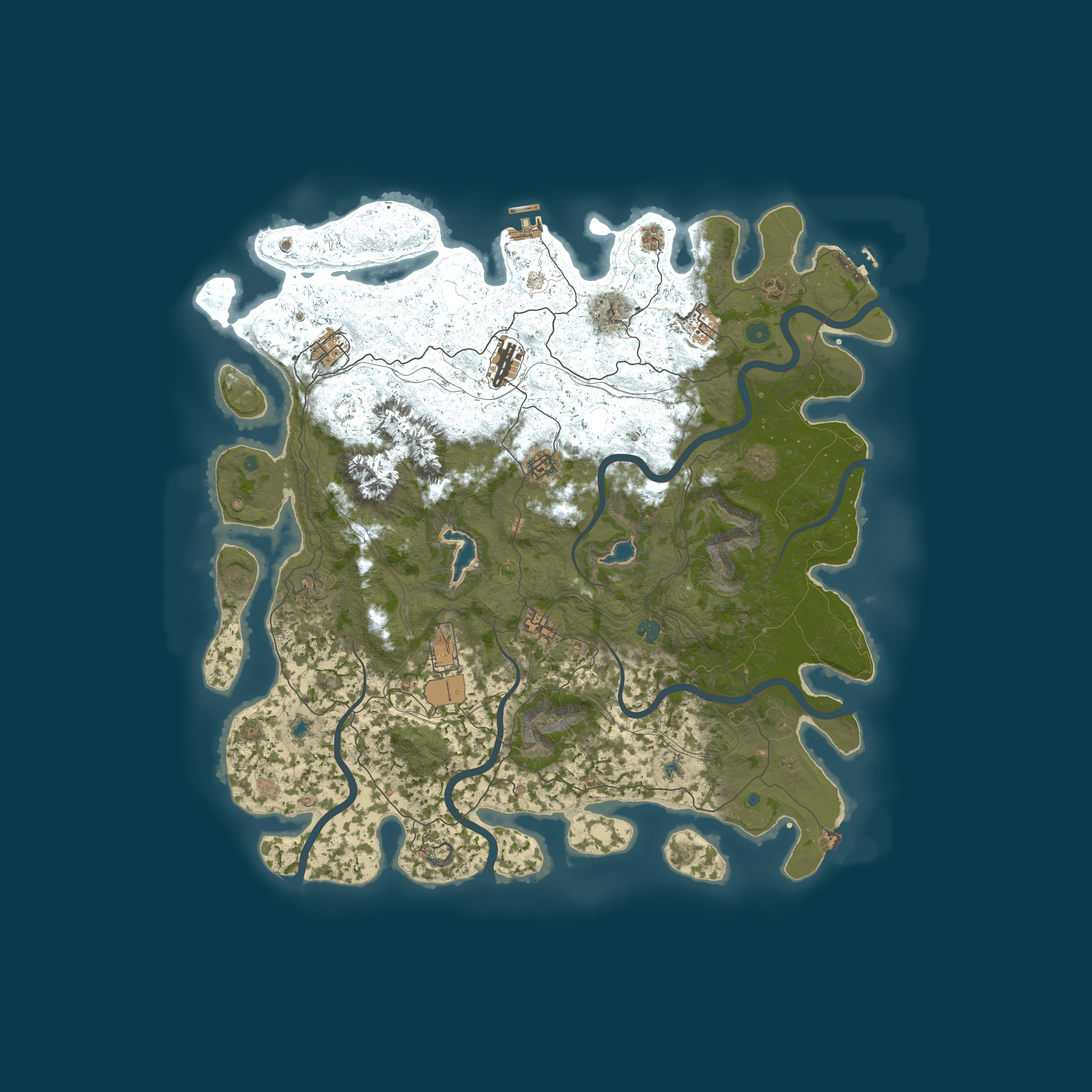 Map for Potato HQ [BuildServer + NoRaid + NoAttack]