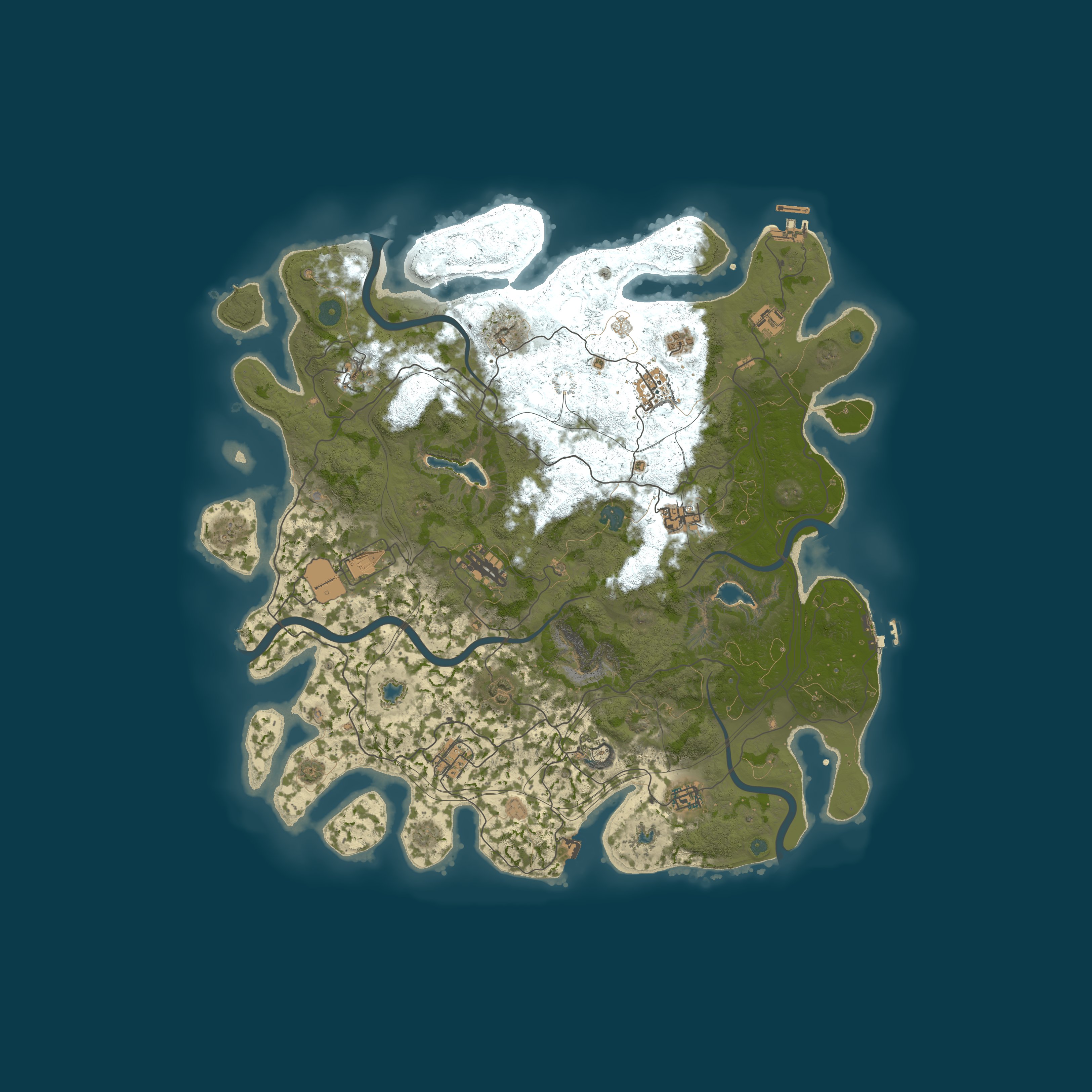 Map for Rangers 5x PVE|Monthly|CustomWeapons|Quests|Raidablebases