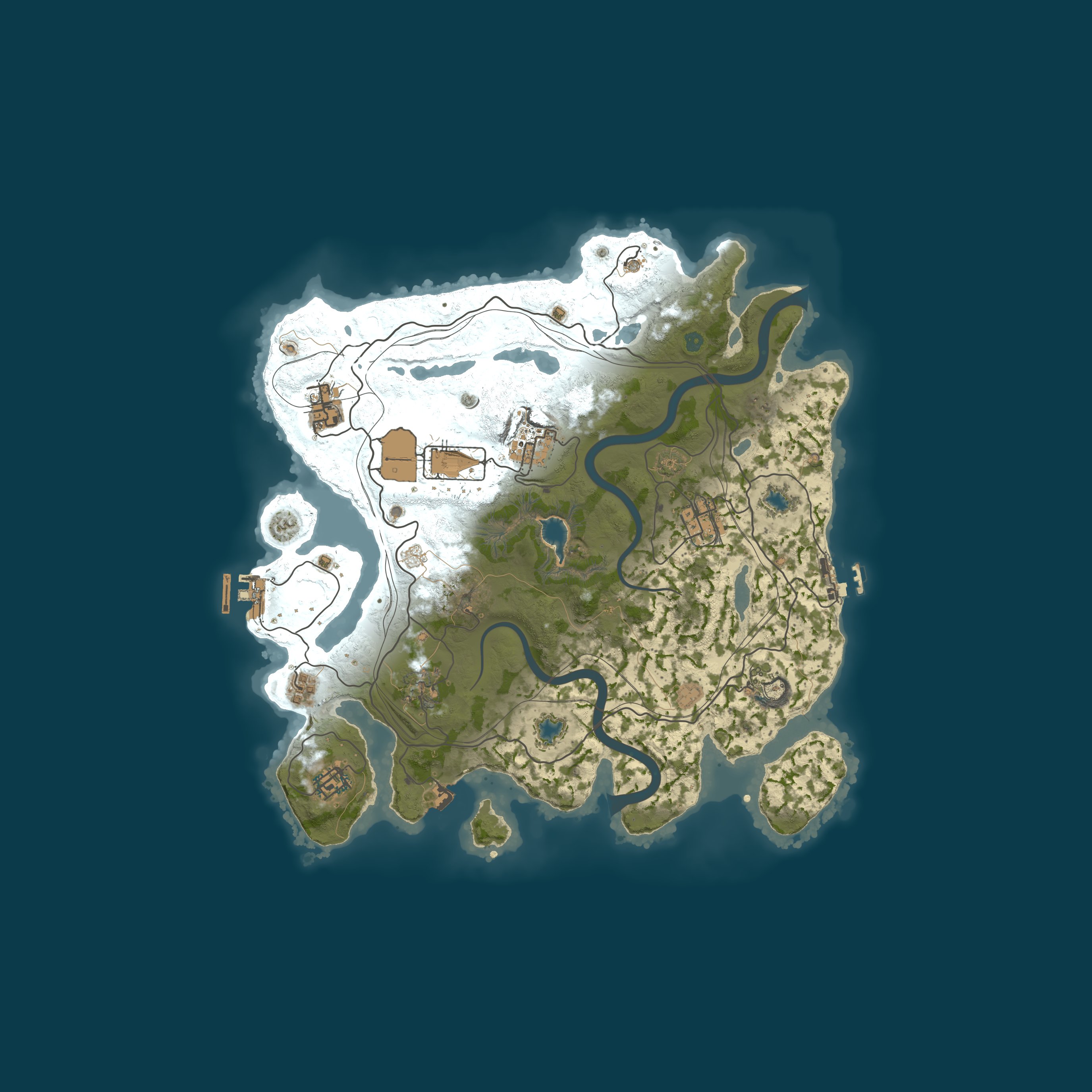 Map for AQRUX RUST SERVER