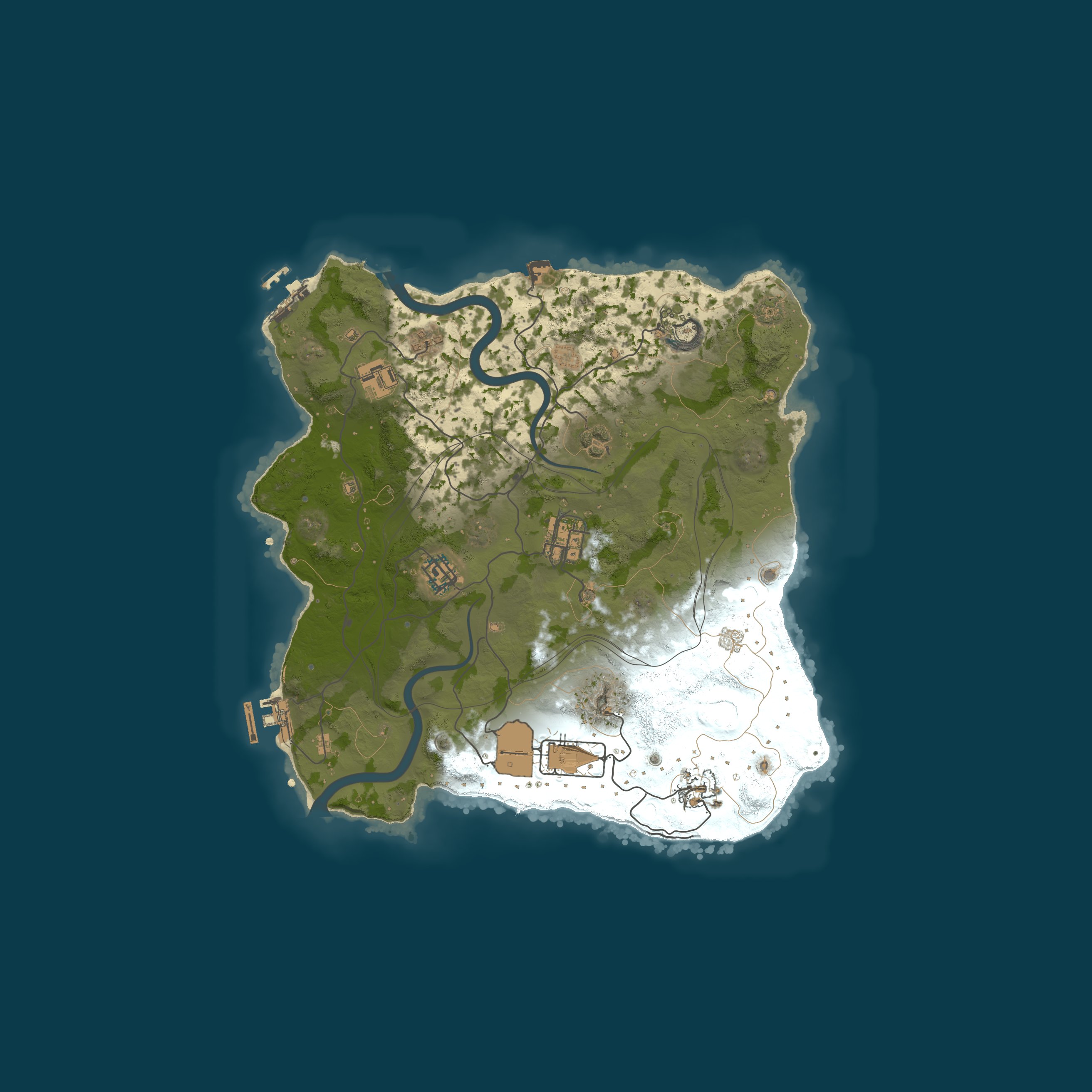 Map for [EU] Rustoria.co 13/8 - 2x Vanilla | No BP Wipes