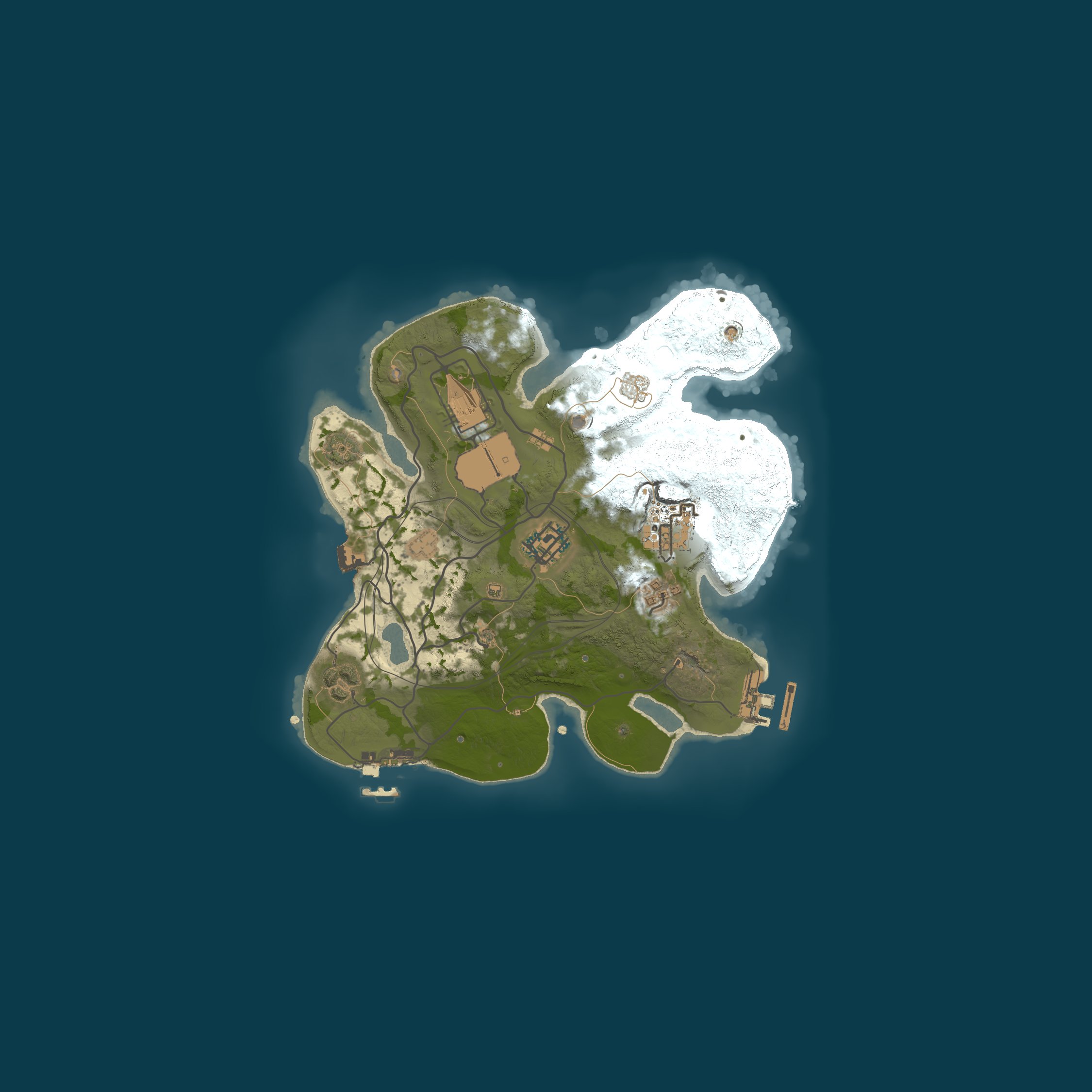 Map for RUST 212 | SOLO/DUO/TRIO | JUST WIPED | 26.06