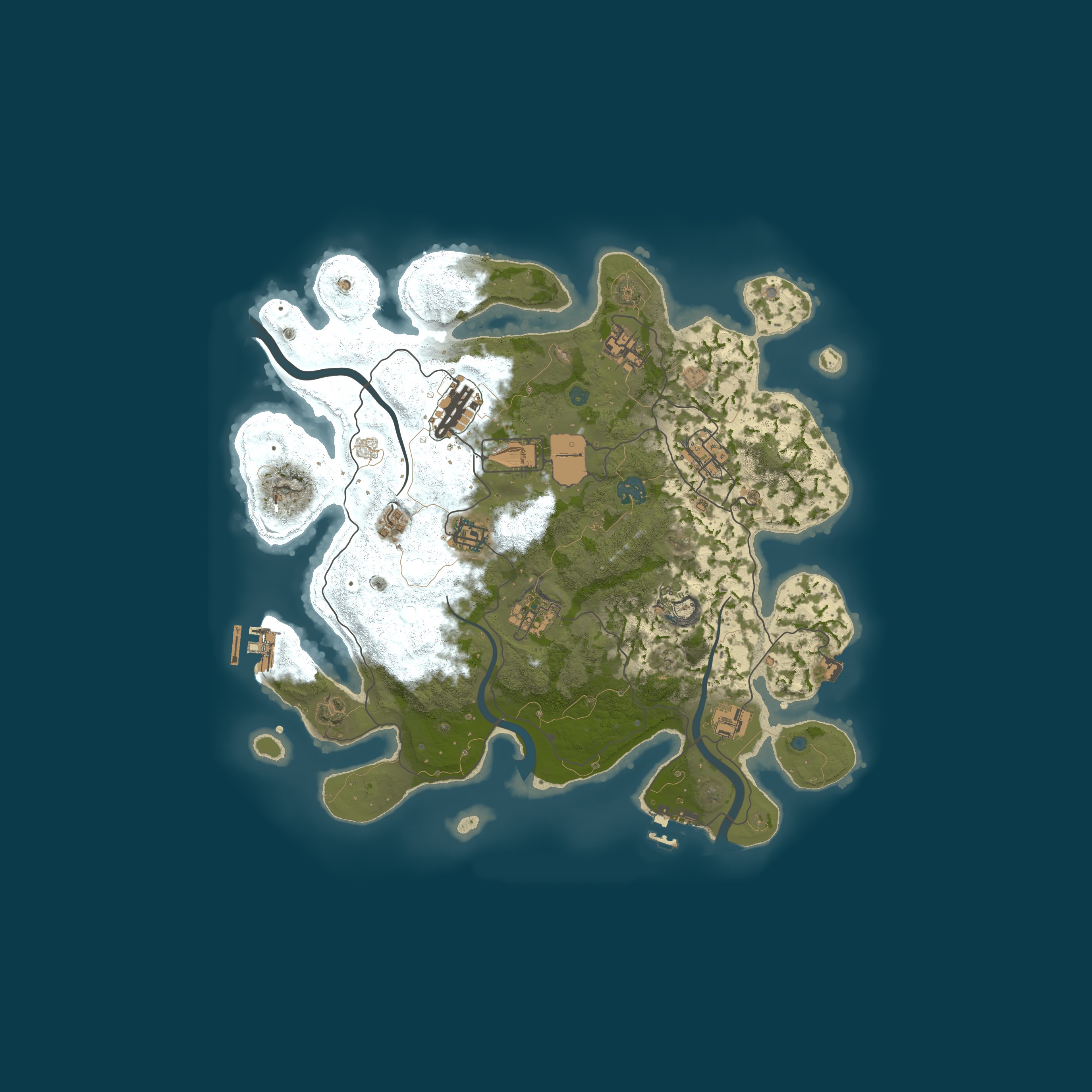 Map for LEGENDSRUST #CLASSIC #VANILLA