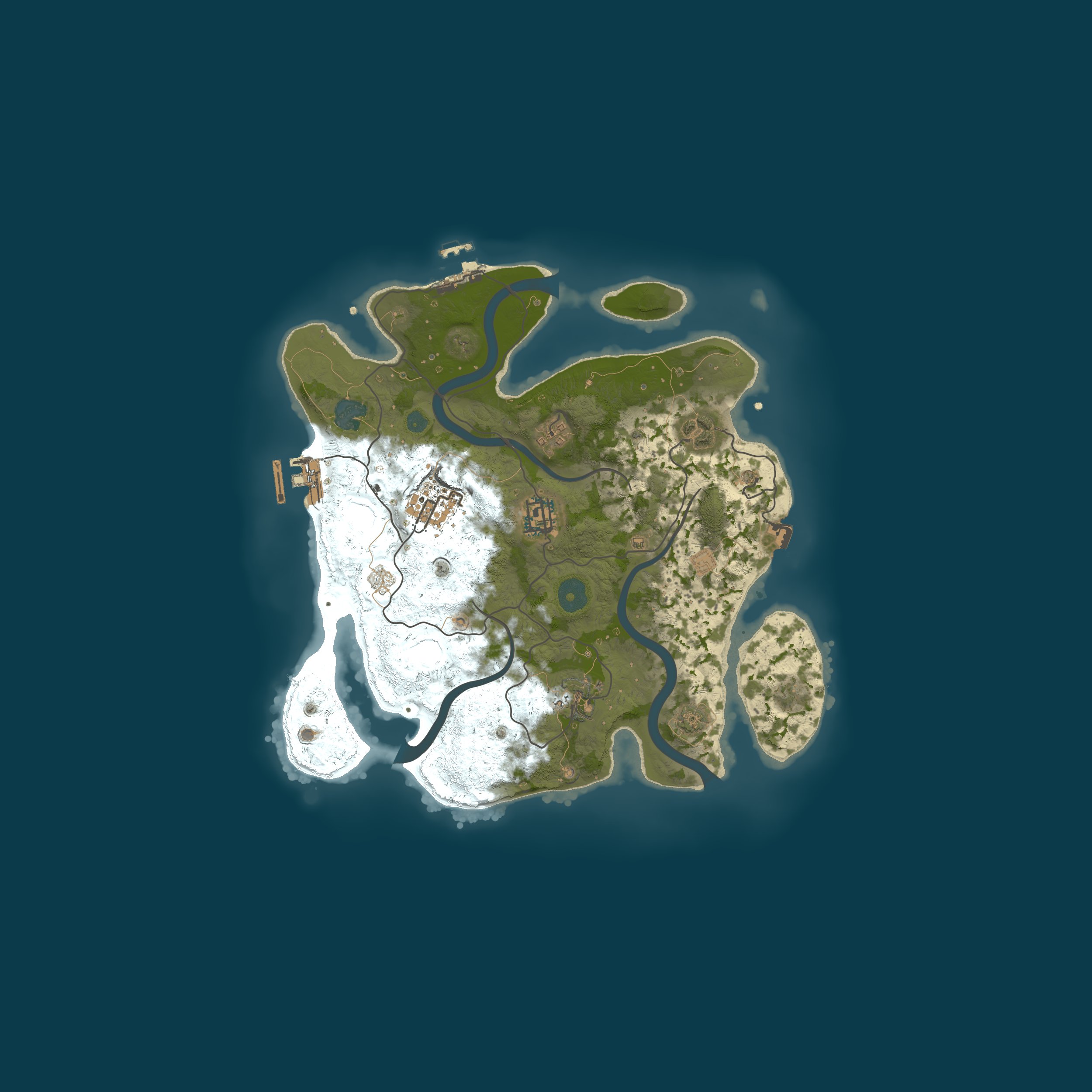 Map for Rust Beyond | Fresh Wipe | PvE | Skills | Deep Sea PvP