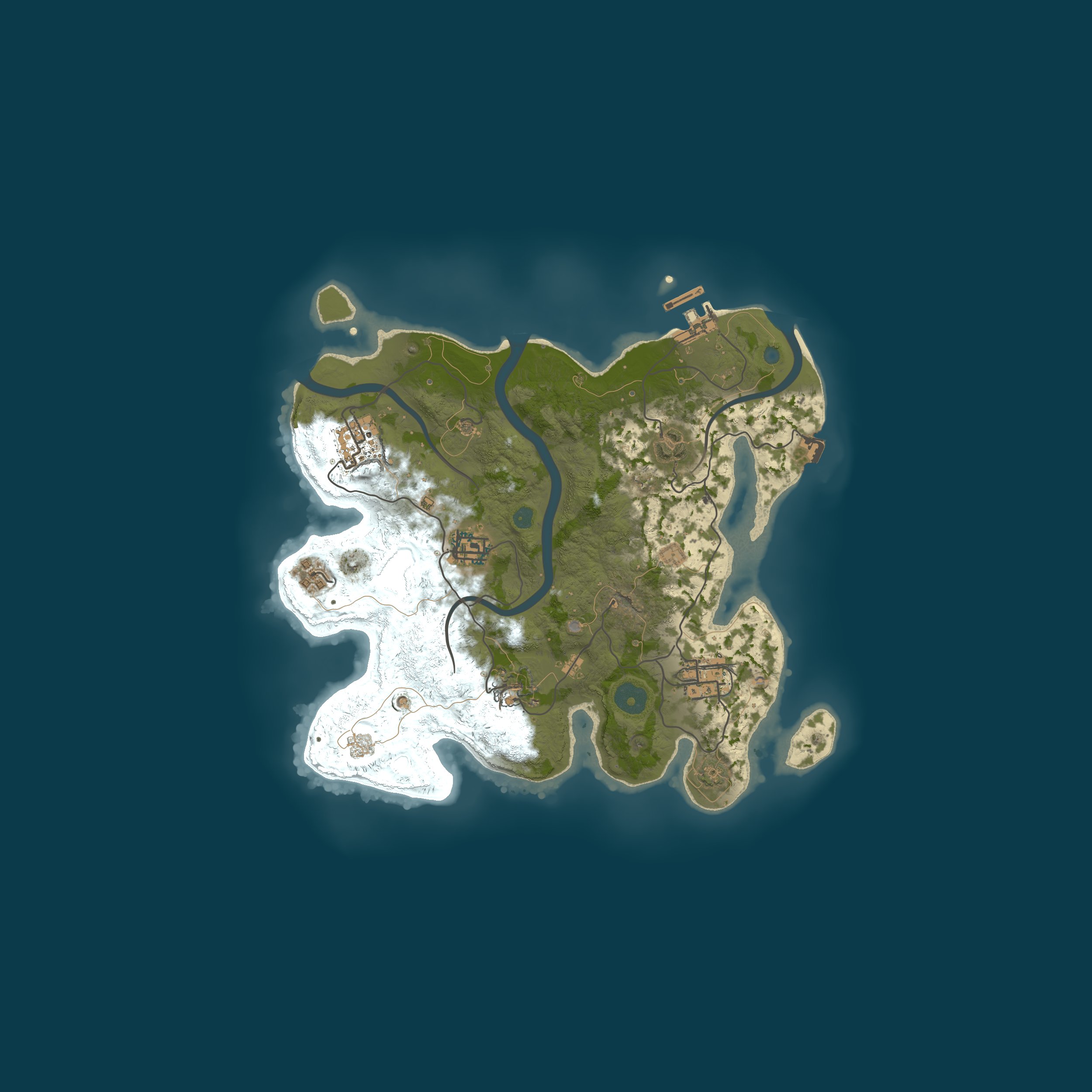 Map for [EU] Cybex PvE | 3X | Raidable Bases | NPCs | Biweekly