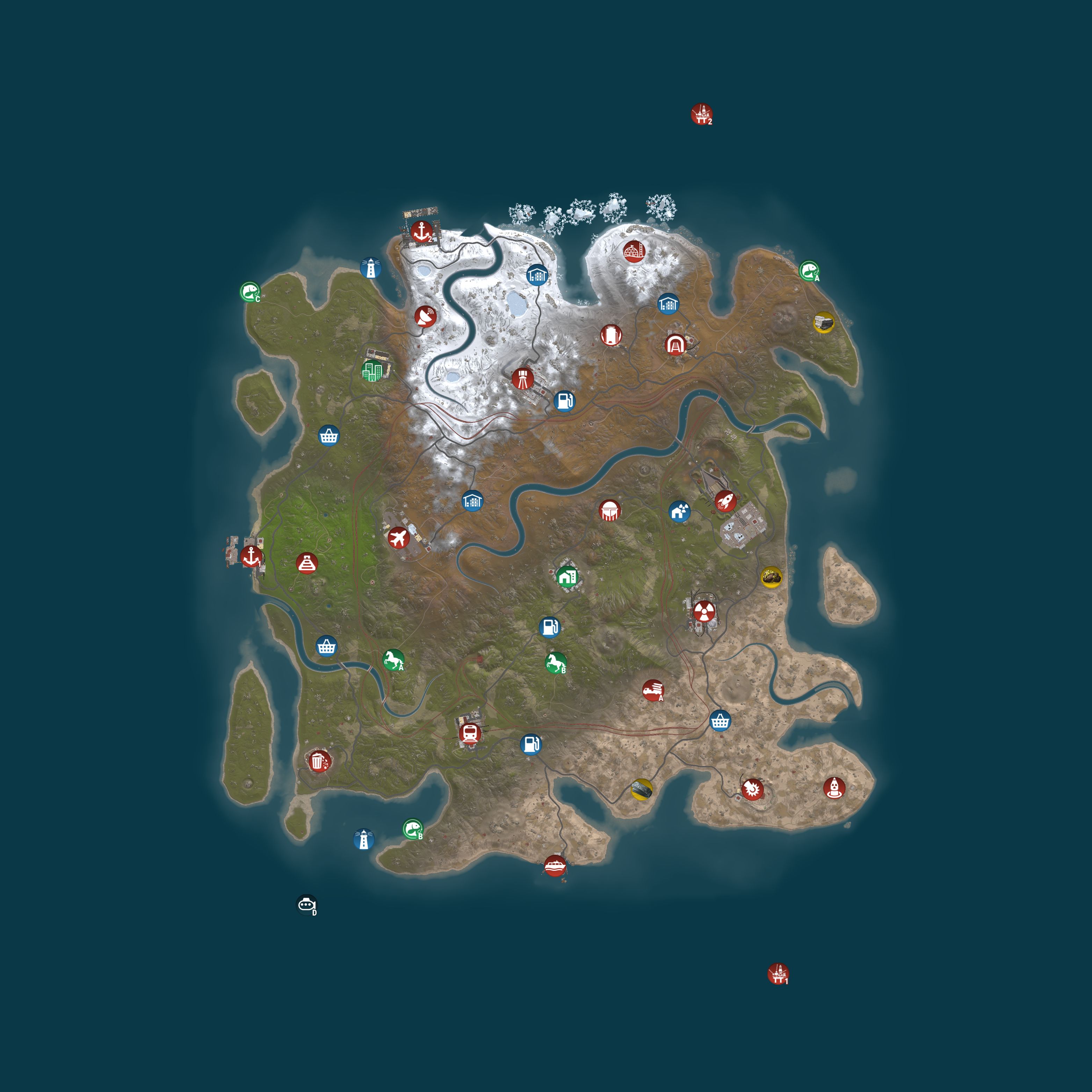 Rust map 4250/1337