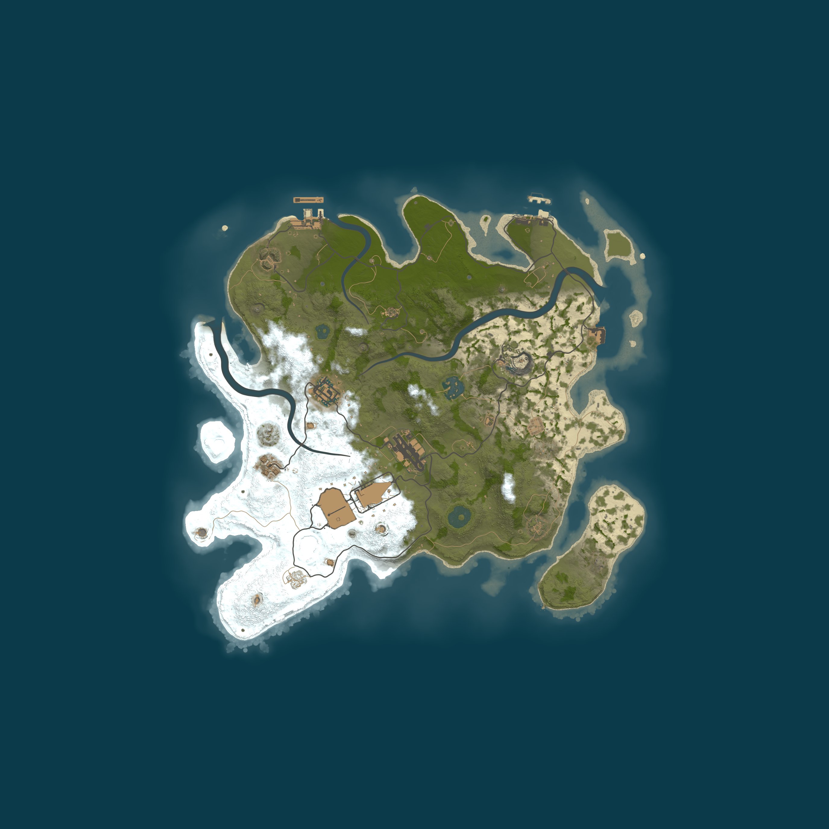 Map for GAMING RUST MAX3X5 [SOLO/DUO/TRIO] WIPE 23.03 | UA | EU