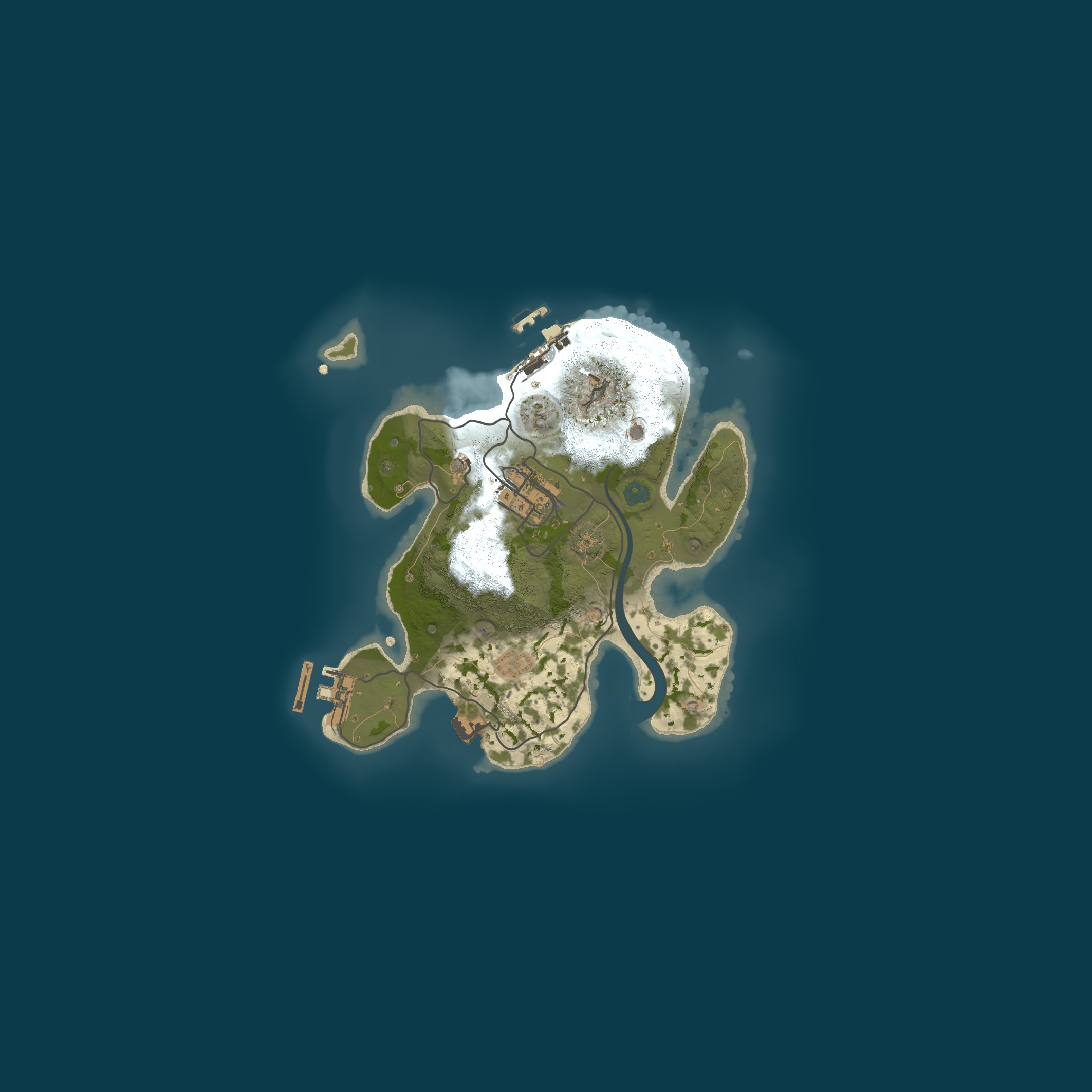 Map for A Shockbyte Rust Server
