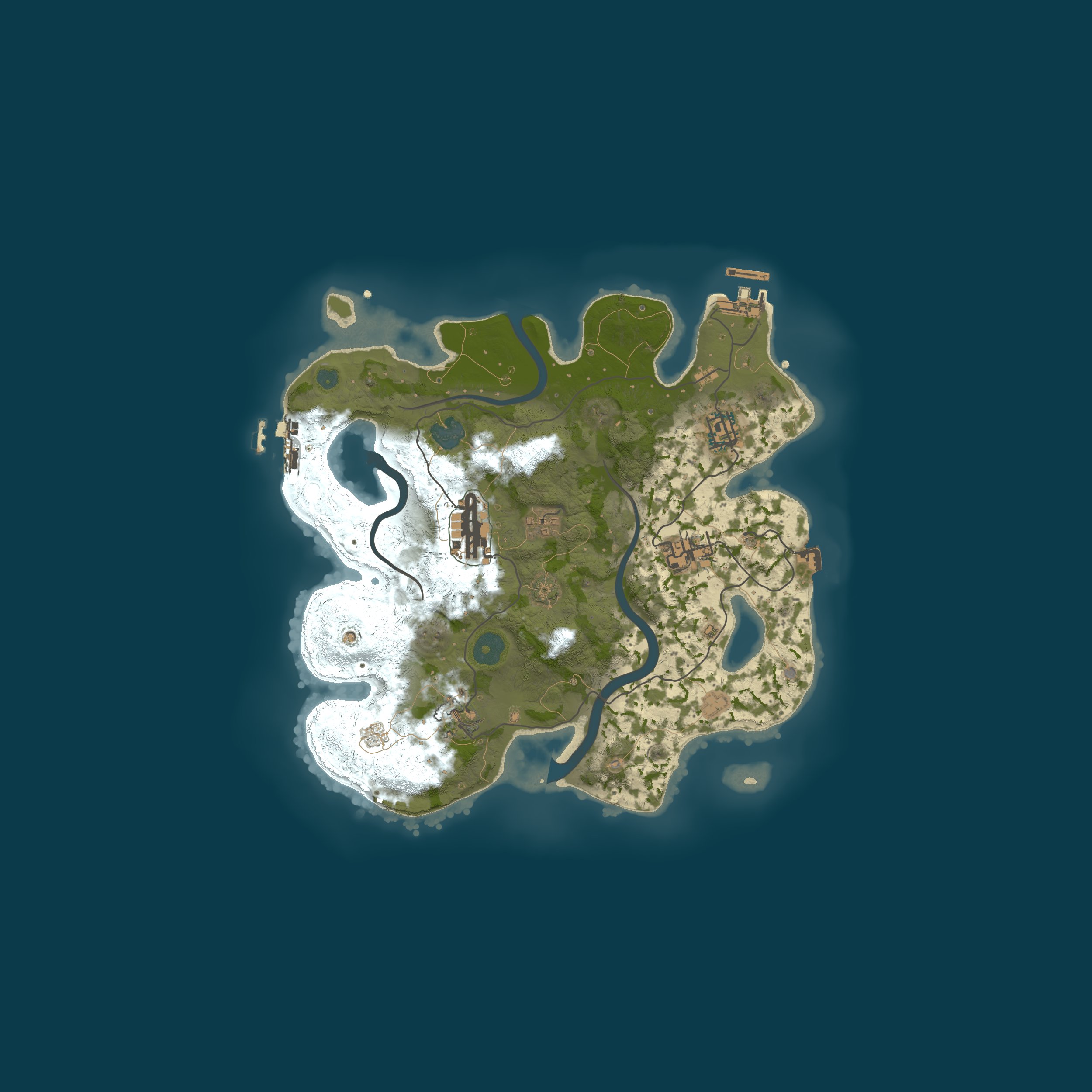Map for A Shockbyte Rust Server