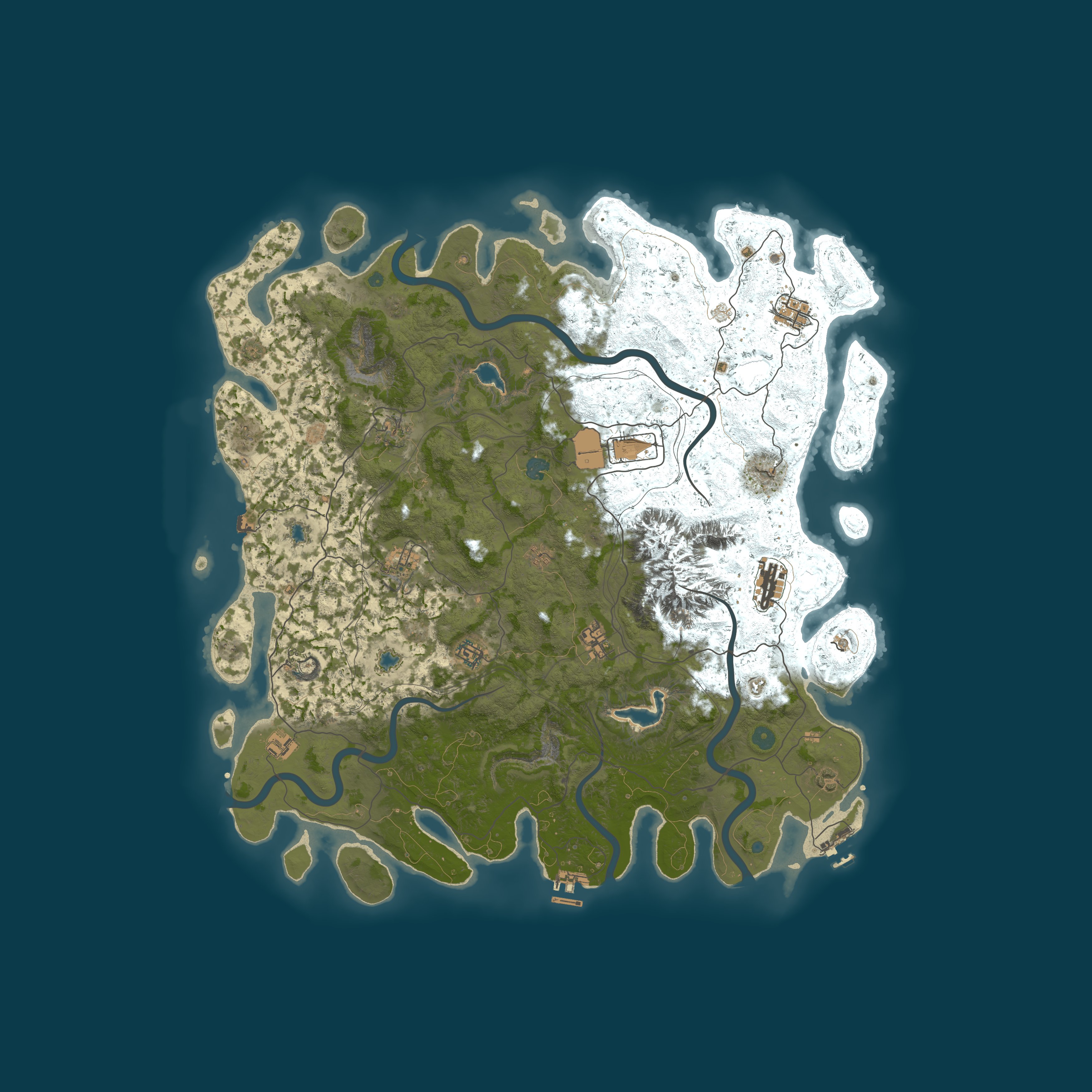 Procedural Map, size 5000, seed 1061192132