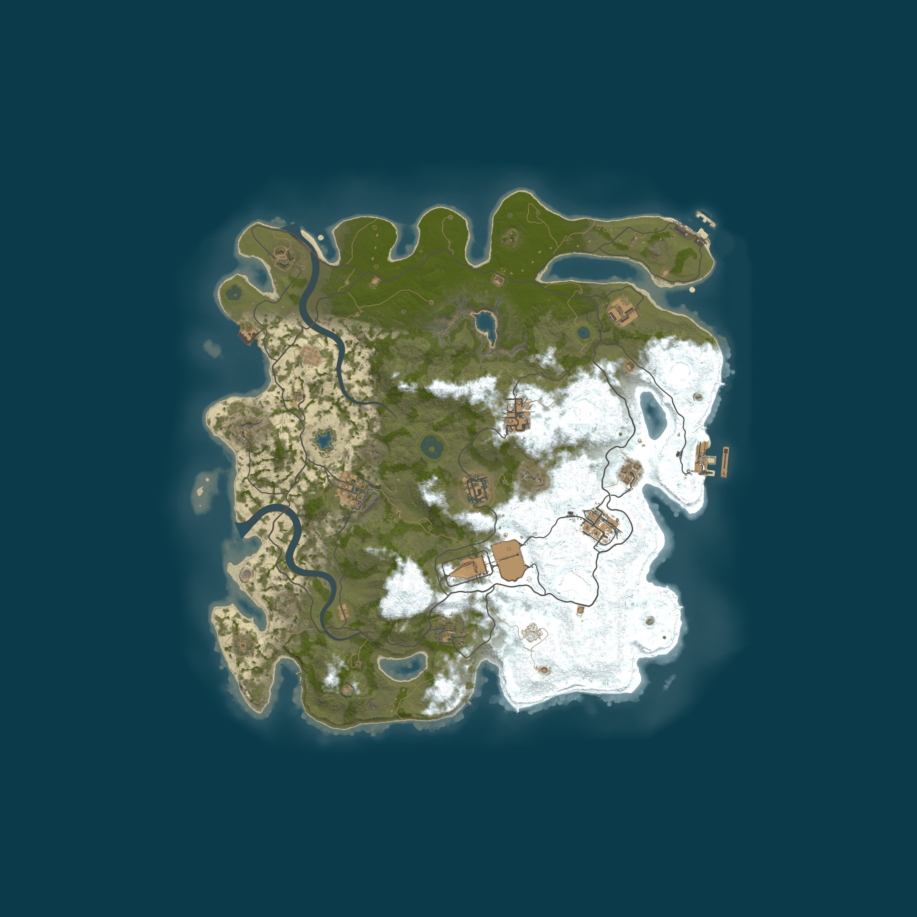 Custom Map, size 4000, seed 1784683942
