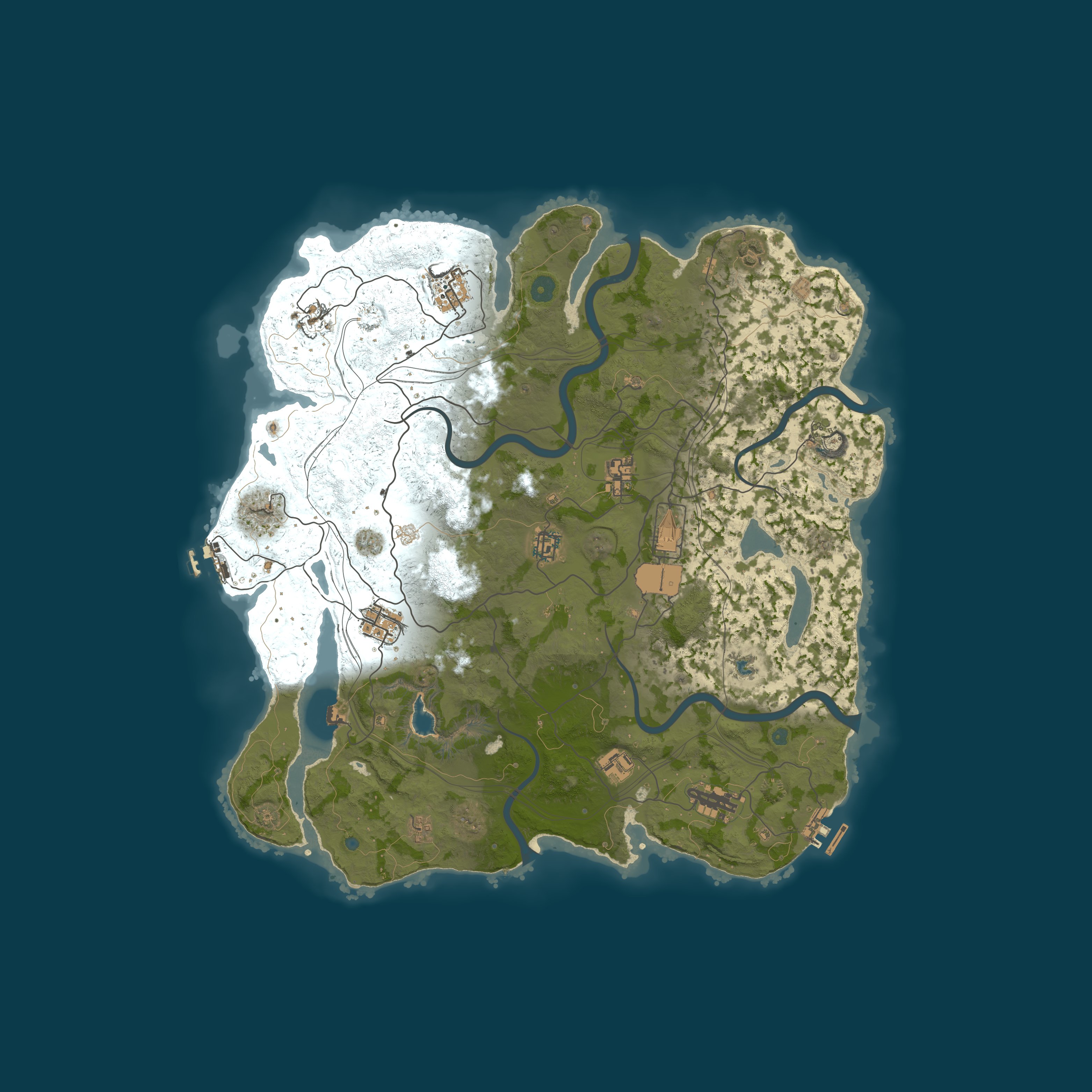 Map for WEREWOLF GAMING.CO 3x Solo/Duo/Trio LARGE|Lootx3|ShareBPs|WIPED