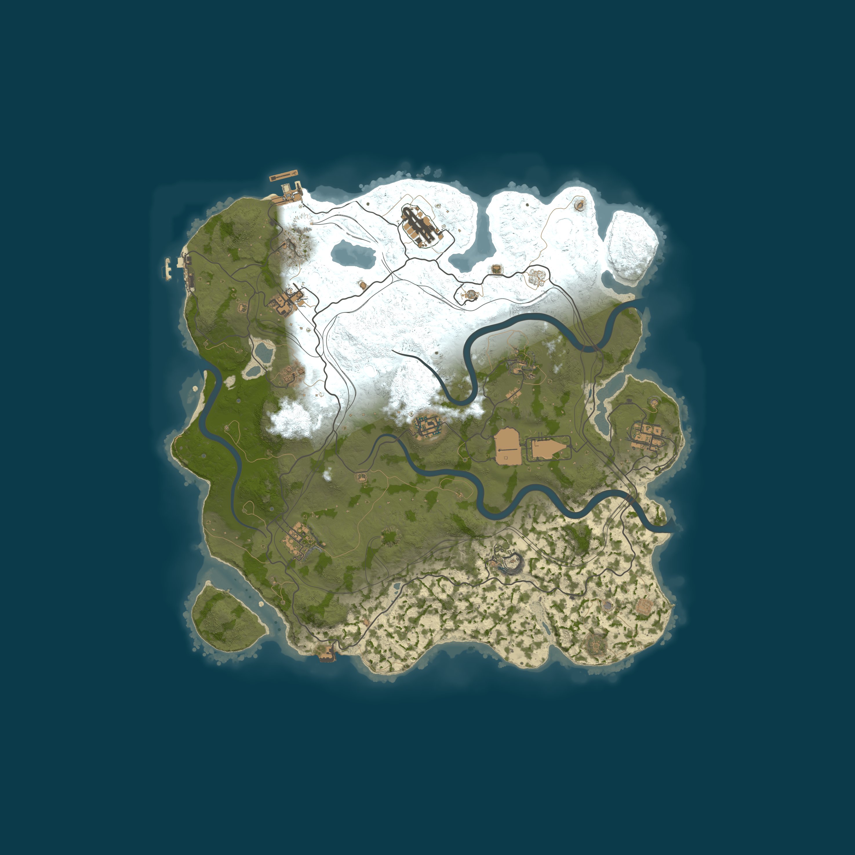 Карта сервера