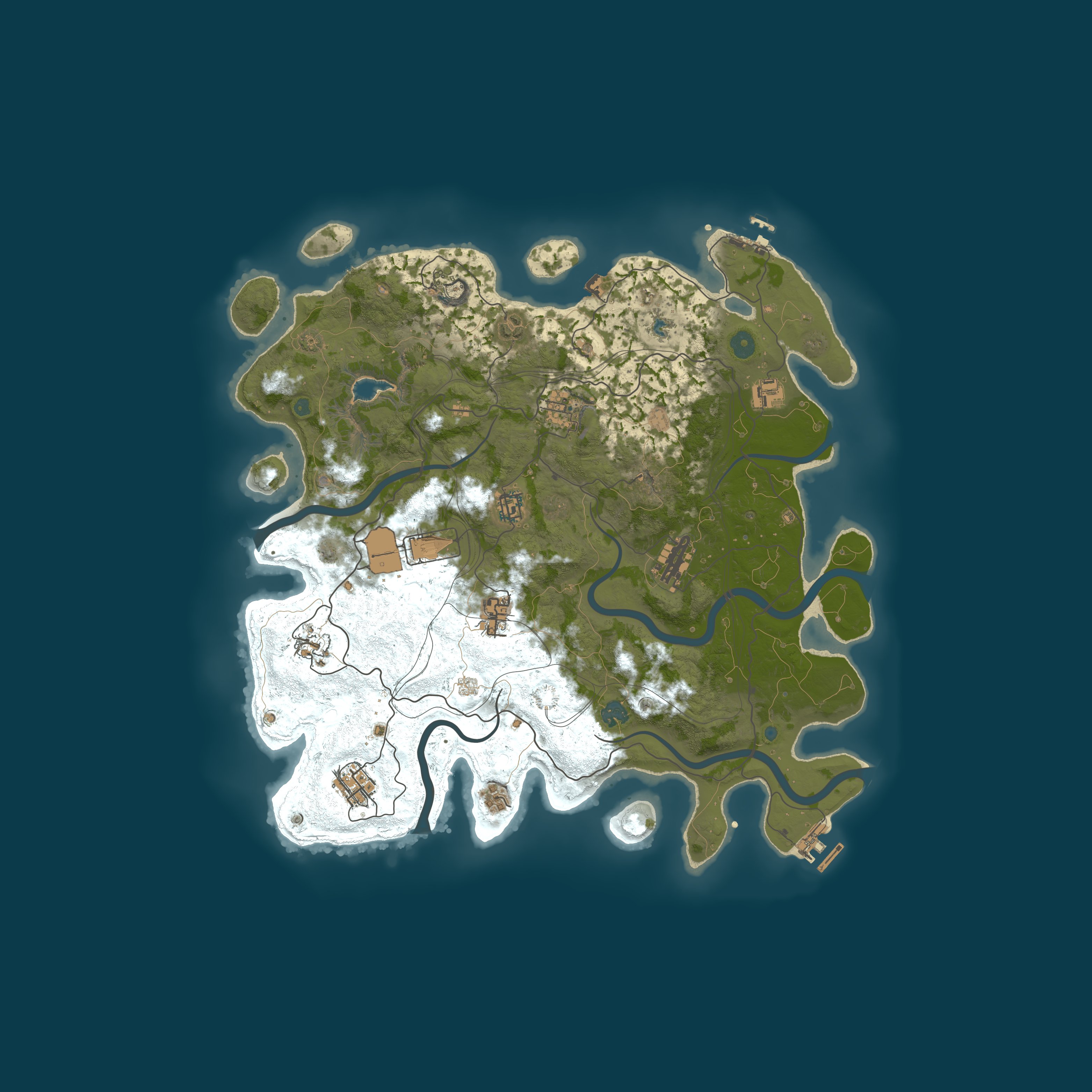 Procedural Map, size 4250, seed 827268915
