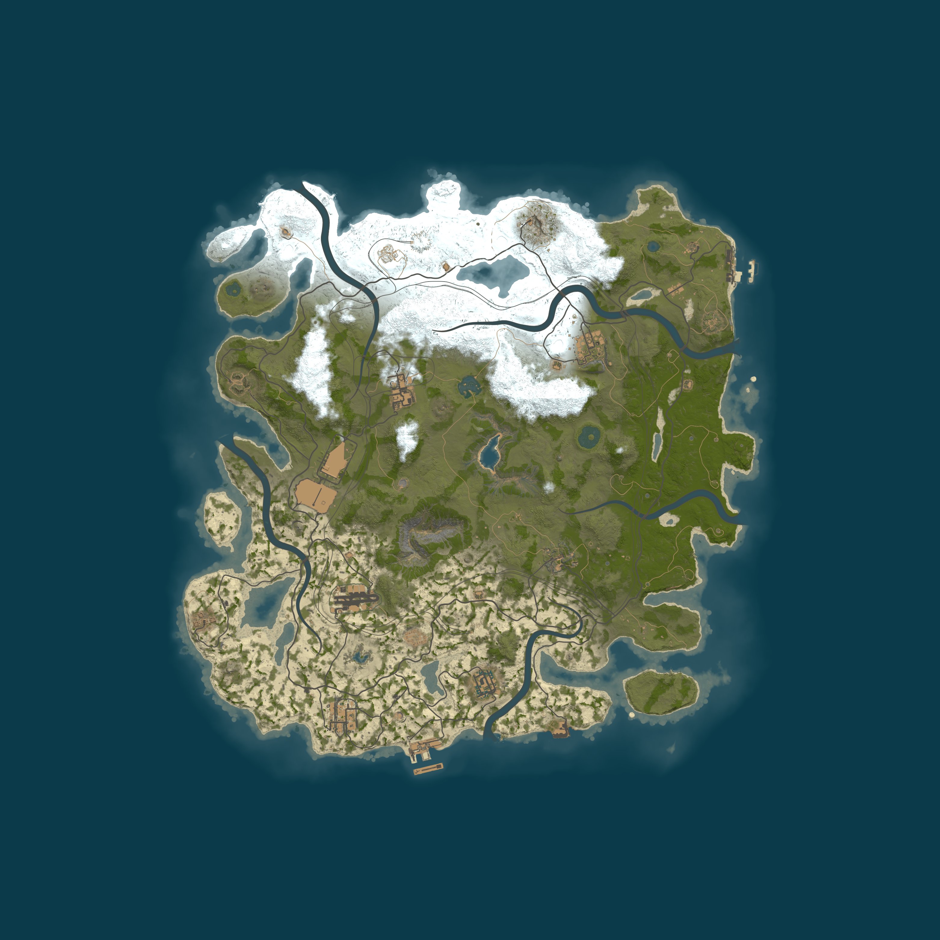 Map for Rust4Noobs | Solo only | Softcore 50% Monthly | No BP Wipe