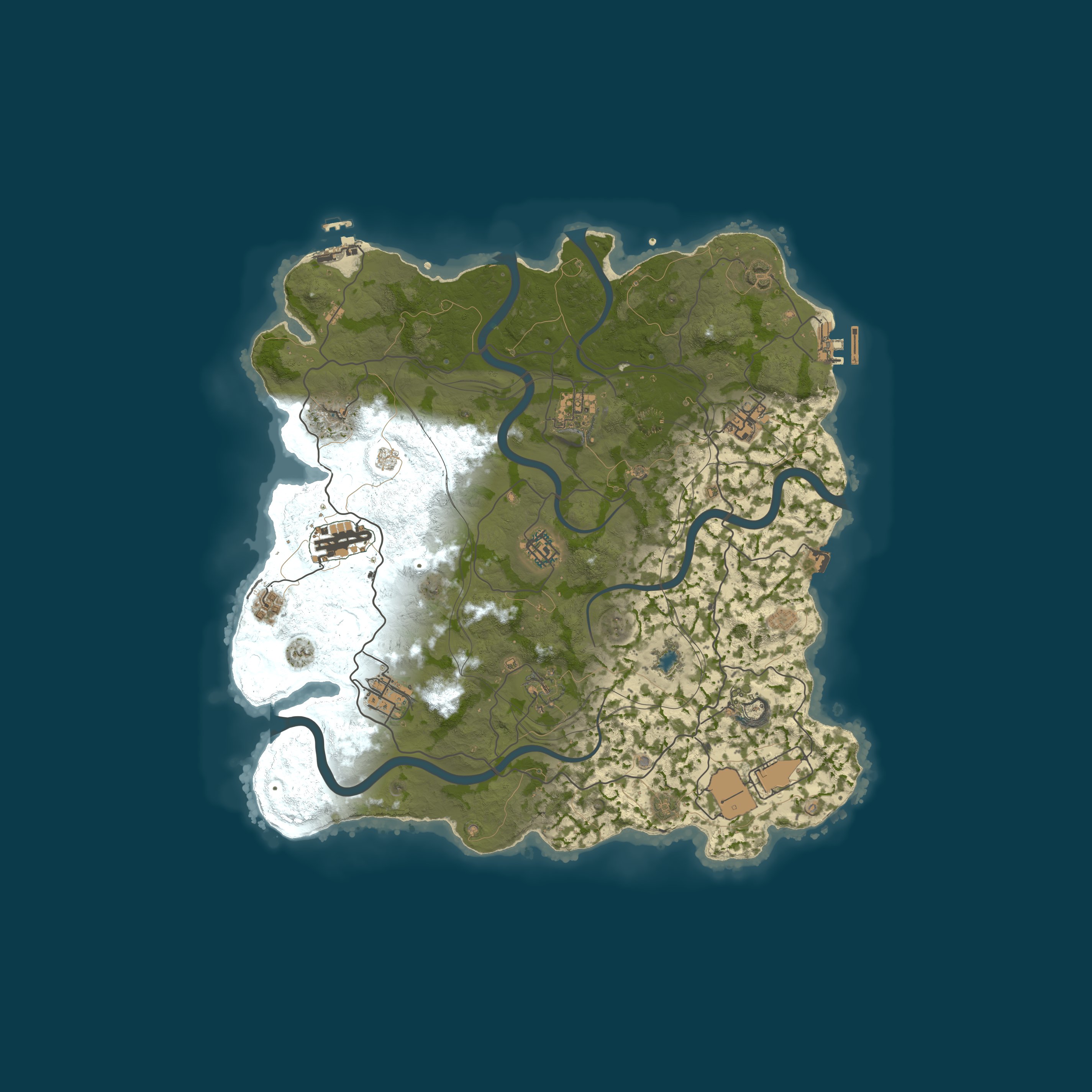 Map for WARBANDITS.GG EU 3X |Solo/Duo/Trio/Quad/Max 5|LootX3|Clans|x3 J
