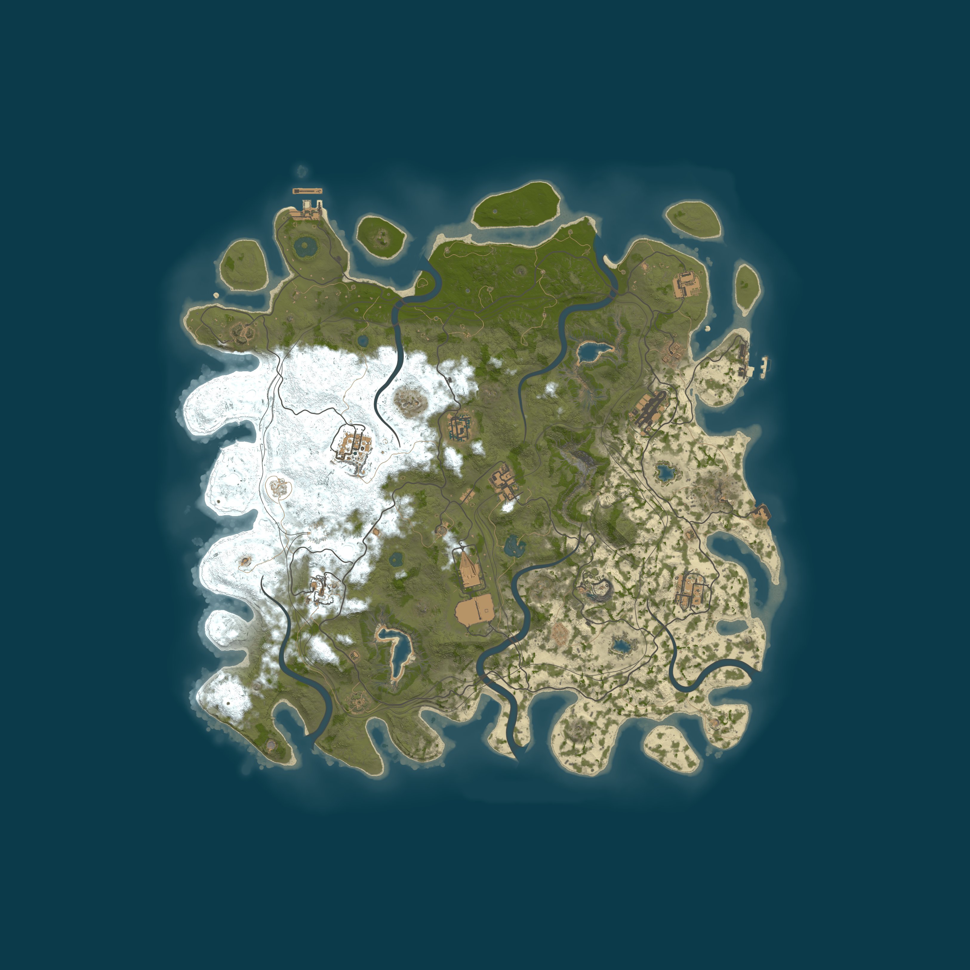 Procedural Map, size 4500, seed 798041785