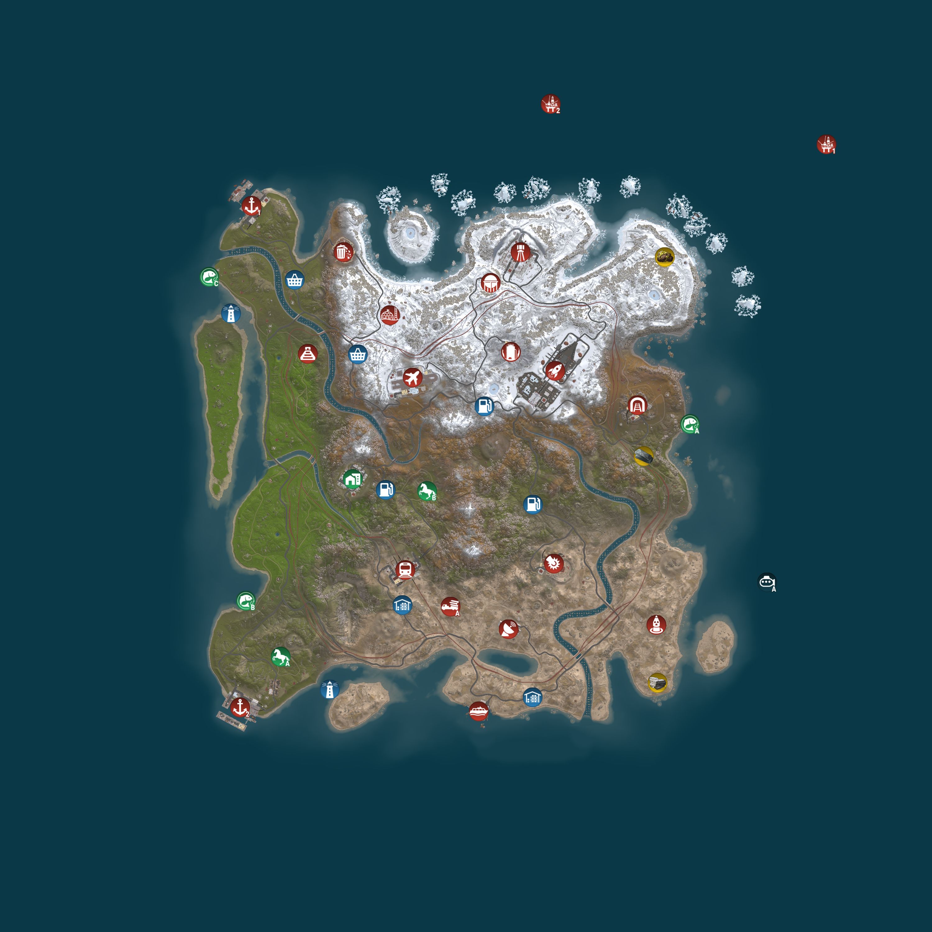 Карта сервера