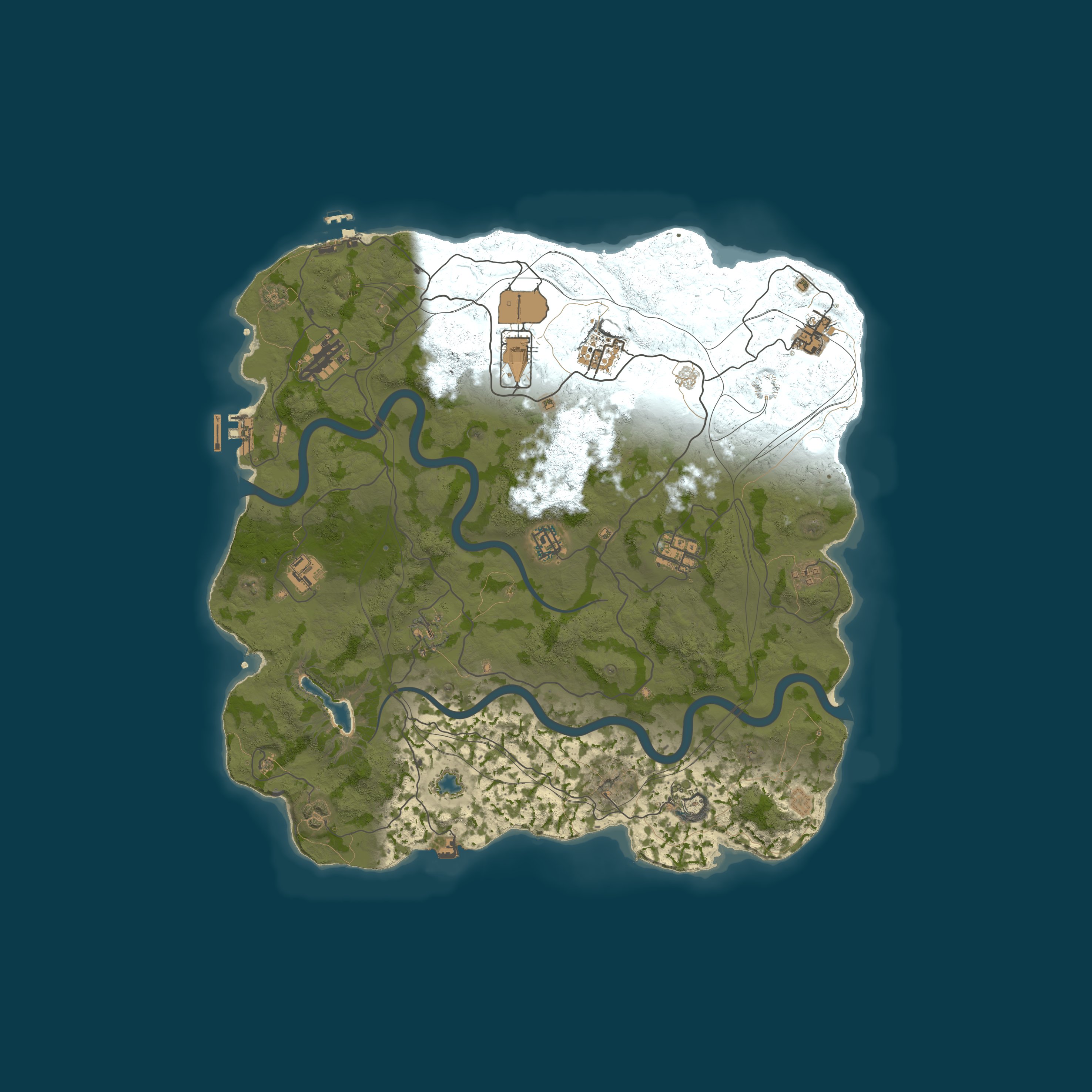 Rust map 3900/1337